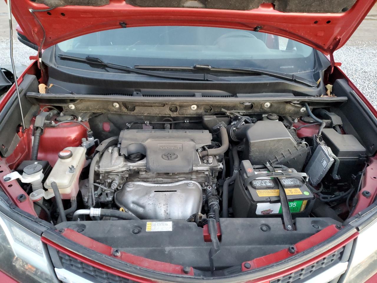 2015 Toyota Rav4 Xle Red vin: JTMRFREV8FD158361