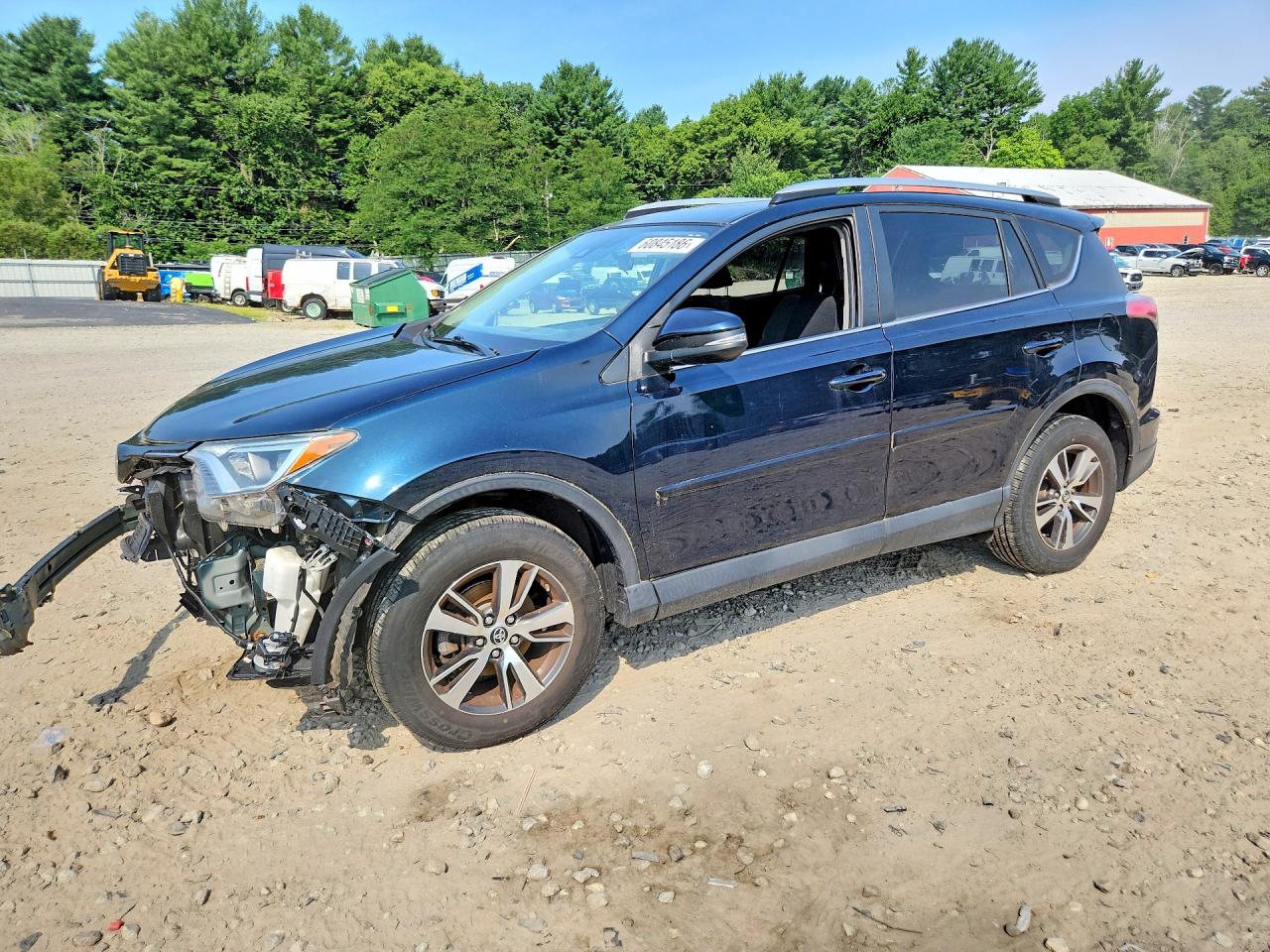 2018 Toyota Rav4 Xle Blue vin: JTMRFREV8JJ250631
