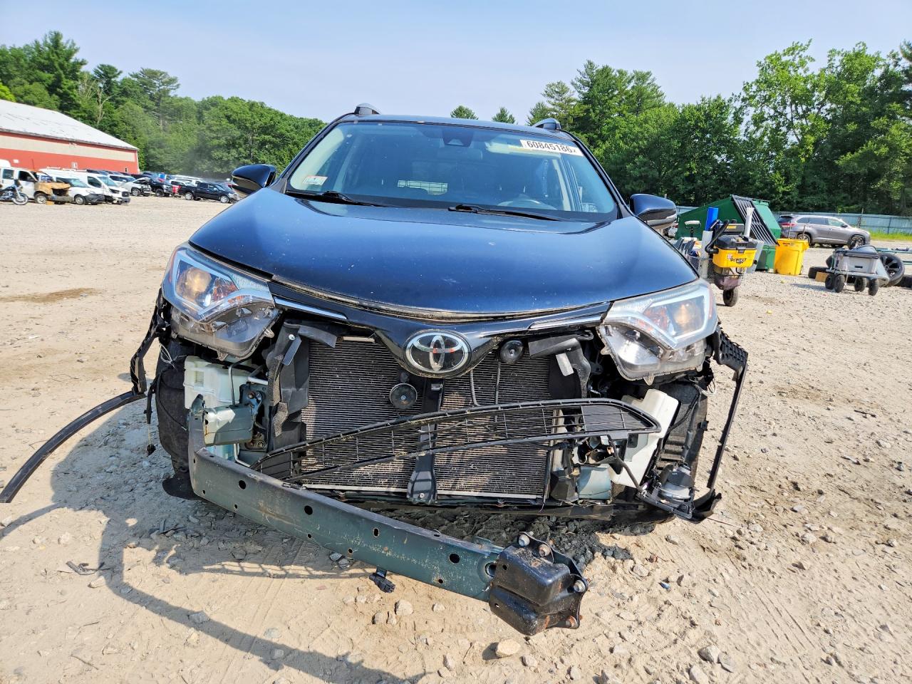 2018 Toyota Rav4 Xle Blue vin: JTMRFREV8JJ250631
