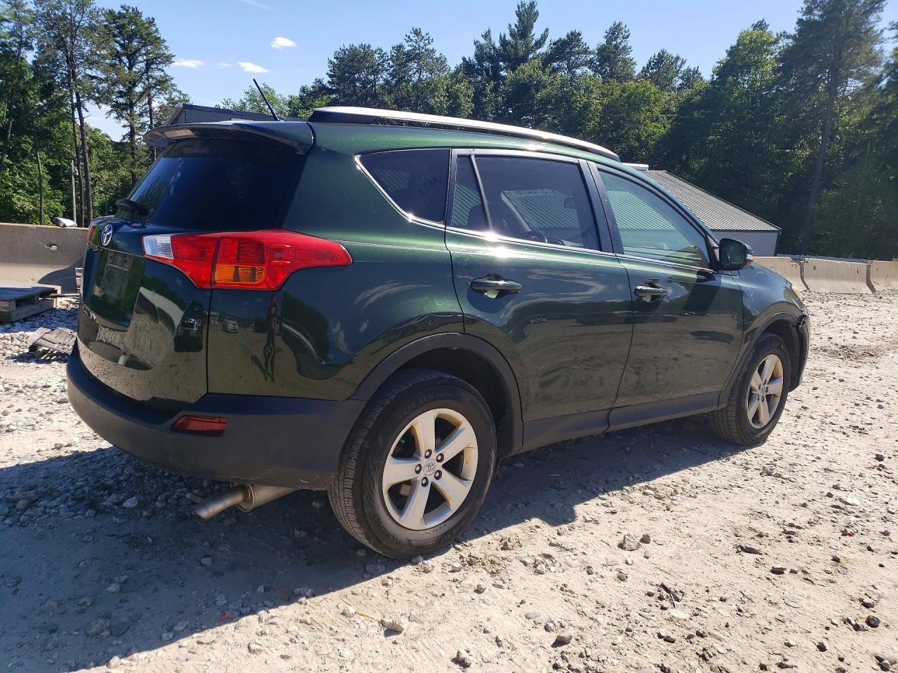 2013 Toyota Rav 4 Green vin: JTMRFREV9D5001171