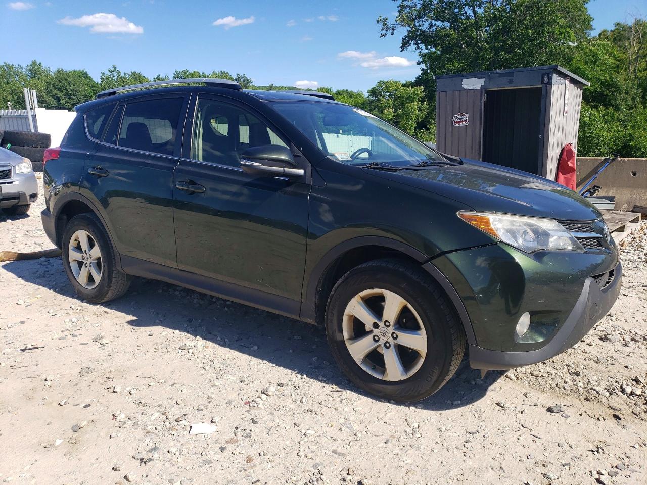 2013 Toyota Rav 4 Green vin: JTMRFREV9D5001171