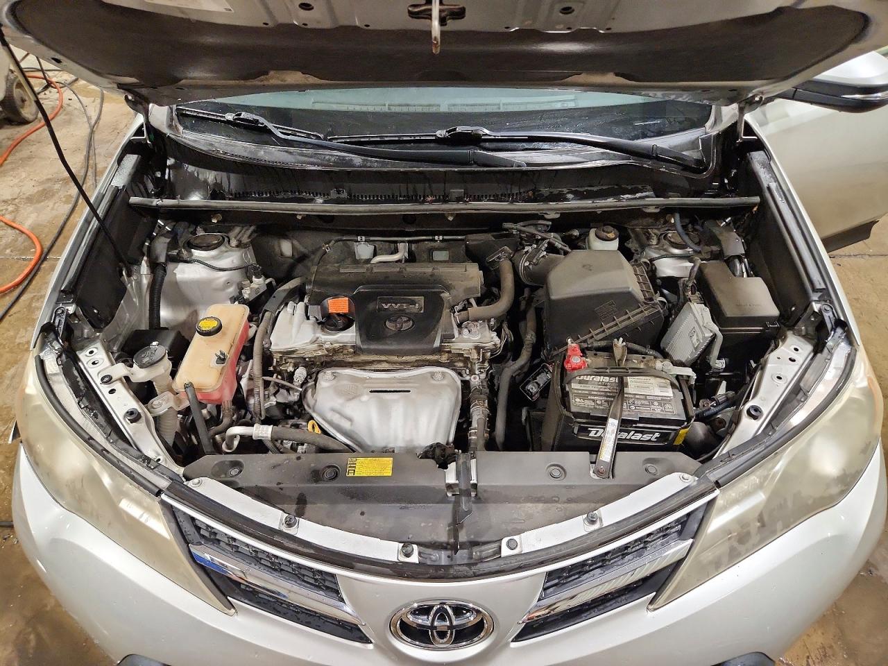 2013 Toyota Rav4 Xle Silver vin: JTMRFREV9D5008637