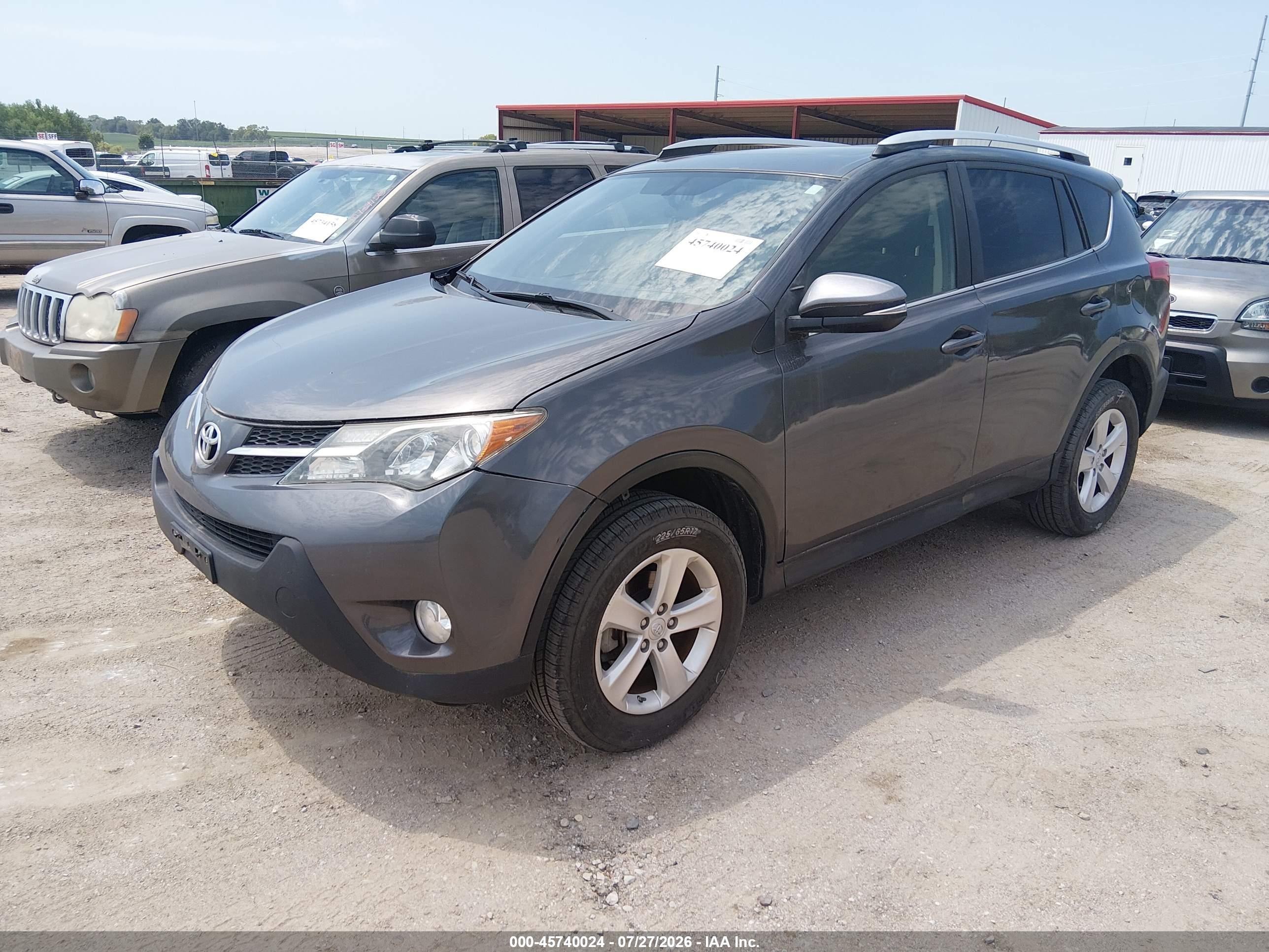 2013 Toyota Rav4 Xle Gray vin: JTMRFREV9D5023543