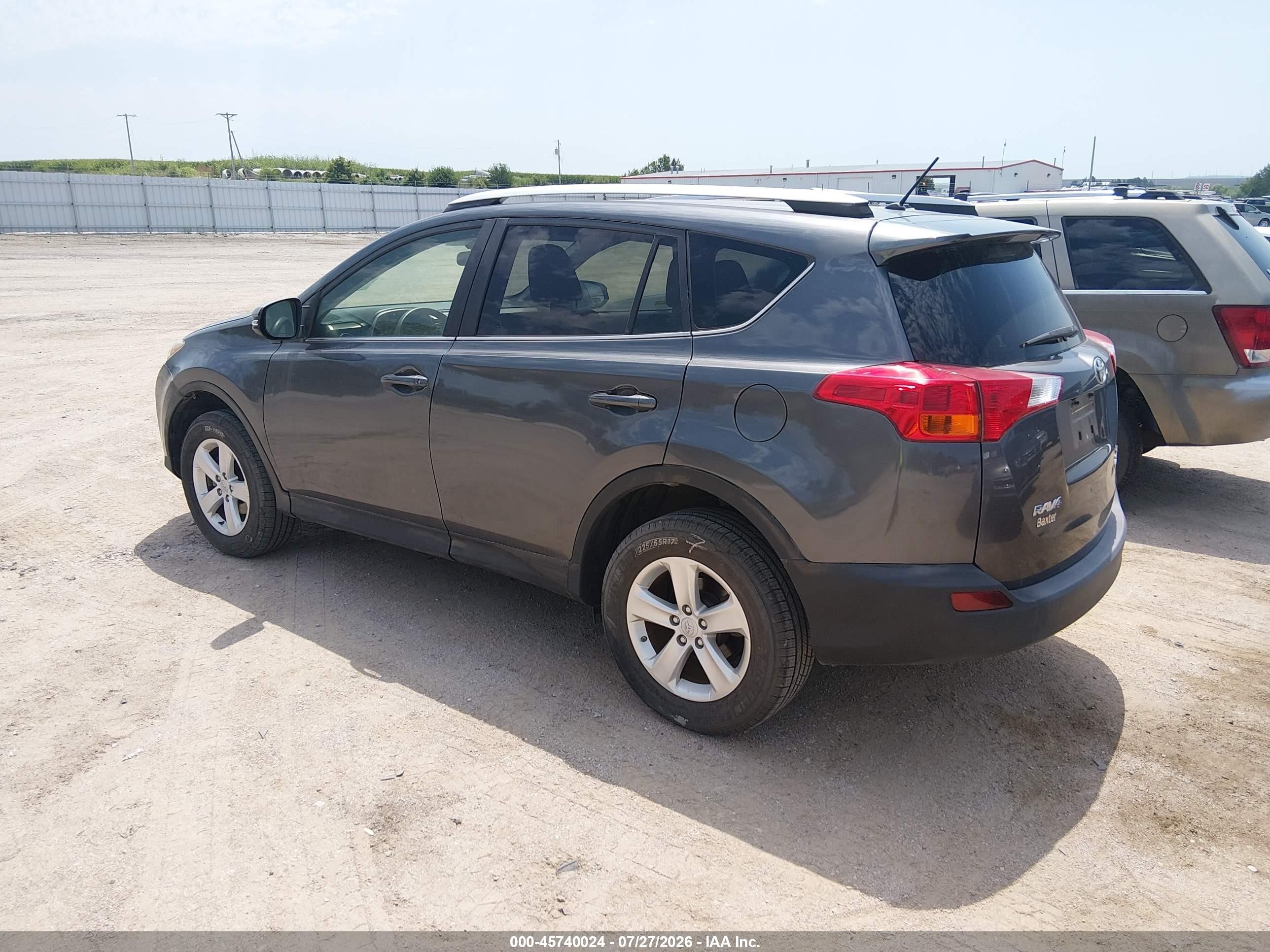 2013 Toyota Rav4 Xle Gray vin: JTMRFREV9D5023543