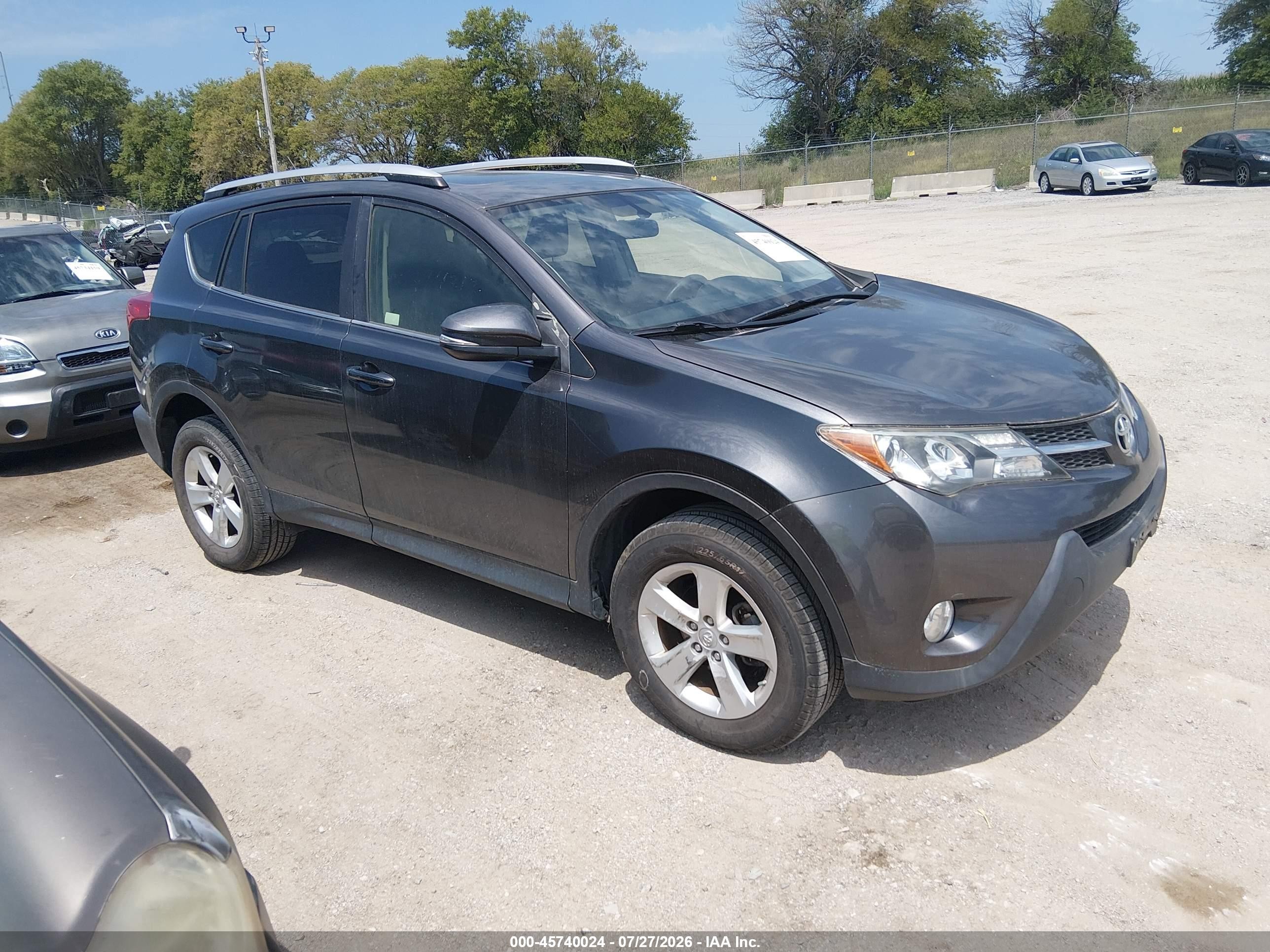 2013 Toyota Rav4 Xle Gray vin: JTMRFREV9D5023543