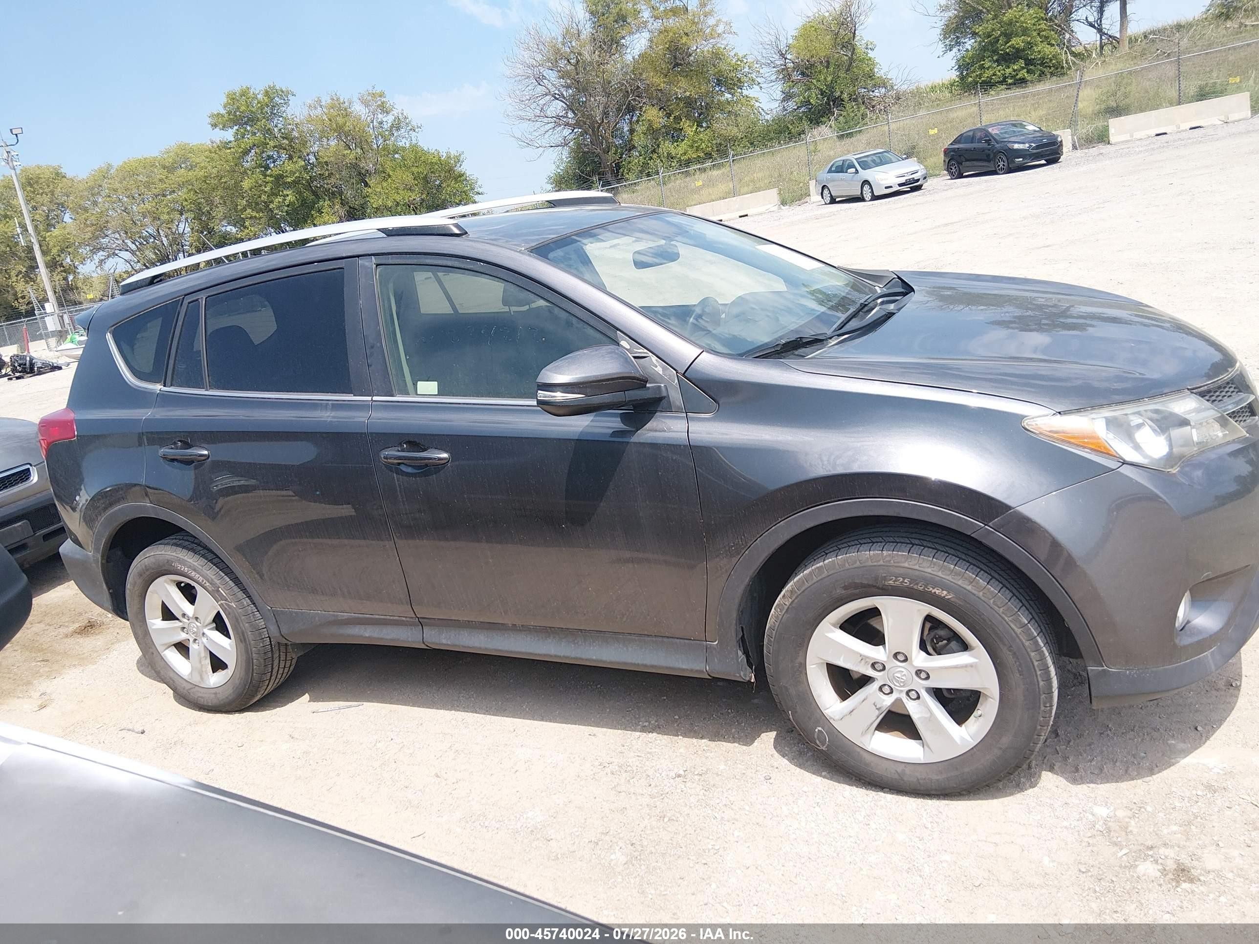 2013 Toyota Rav4 Xle Gray vin: JTMRFREV9D5023543