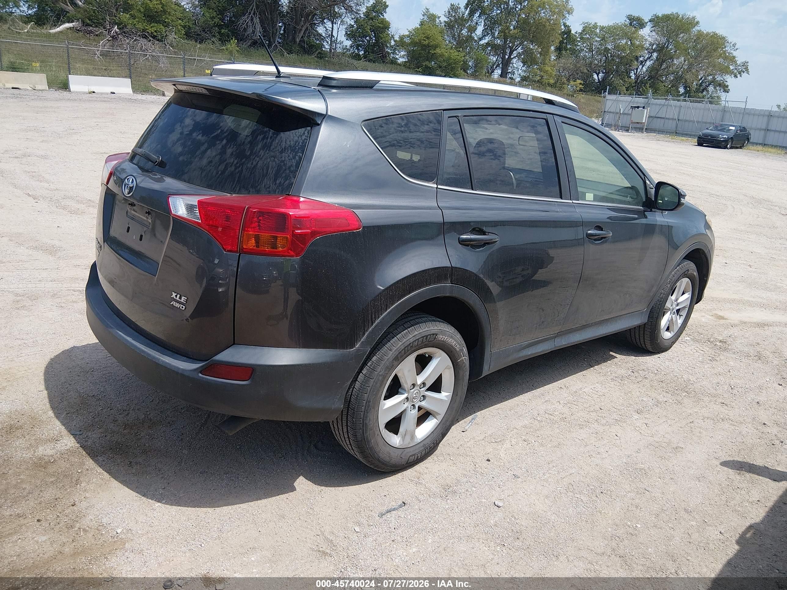 2013 Toyota Rav4 Xle Gray vin: JTMRFREV9D5023543