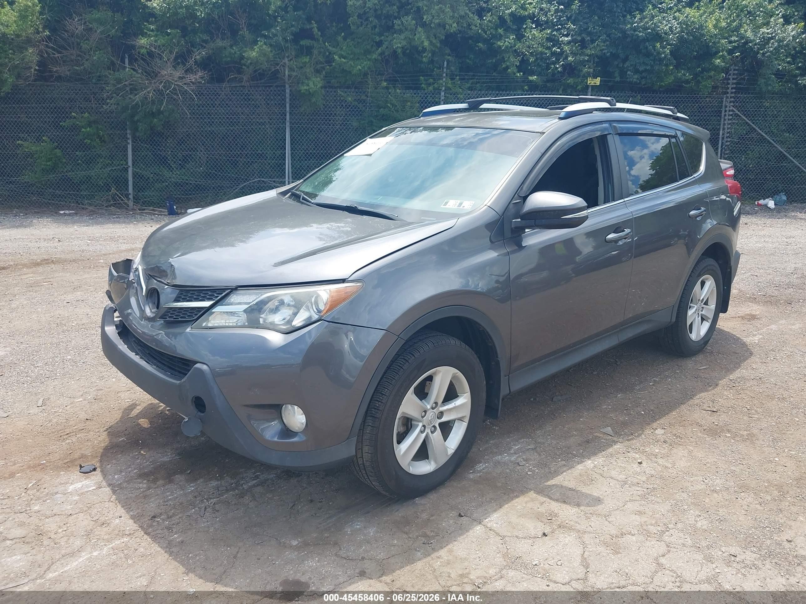 2013 Toyota Rav4 Xle Gray vin: JTMRFREV9D5027088