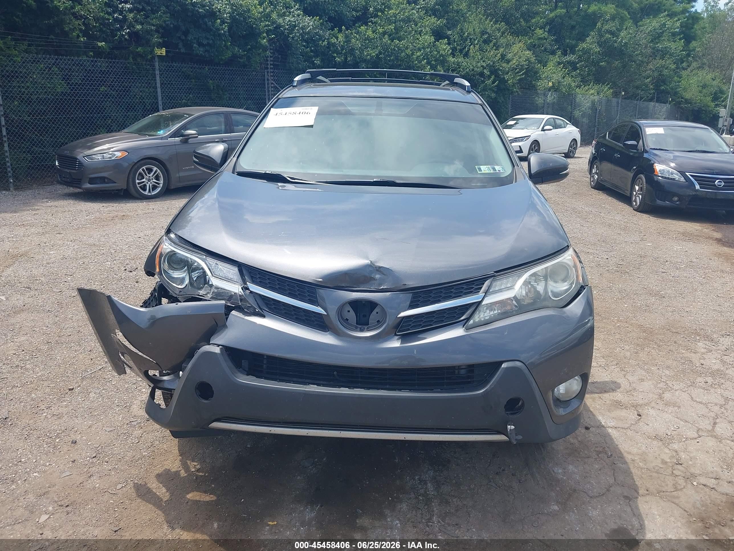 2013 Toyota Rav4 Xle Gray vin: JTMRFREV9D5027088