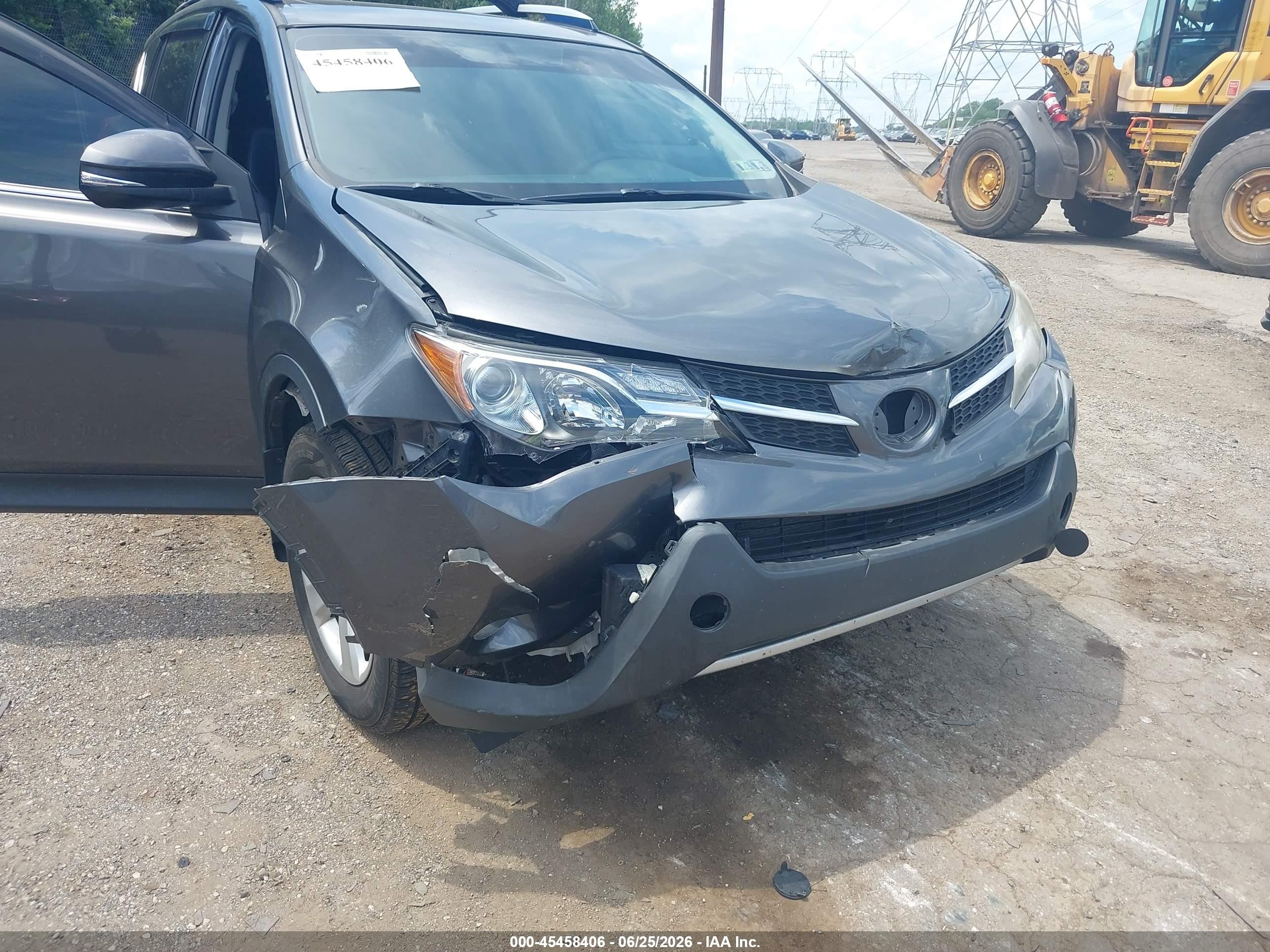 2013 Toyota Rav4 Xle Gray vin: JTMRFREV9D5027088