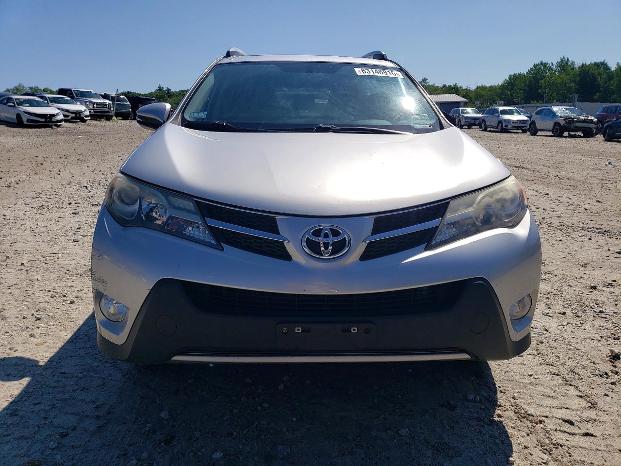 2013 Toyota Rav4 Xle Silver vin: JTMRFREV9DD014332