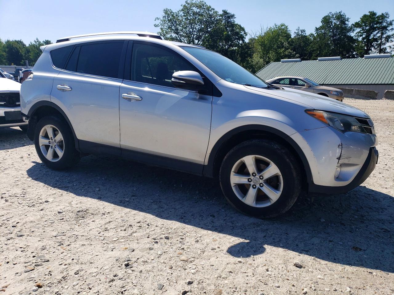2013 Toyota Rav4 Xle Silver vin: JTMRFREV9DD014332