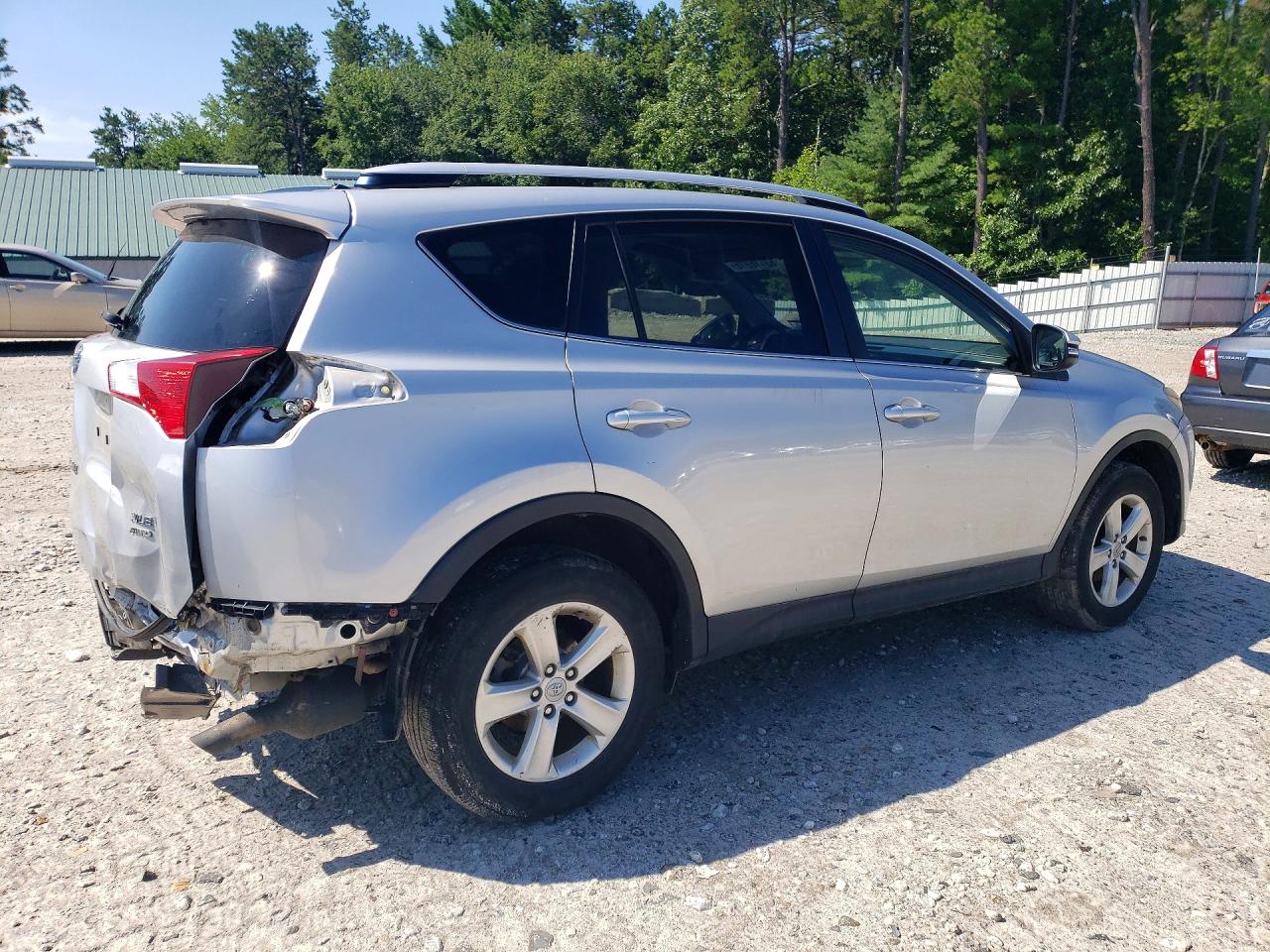 2013 Toyota Rav4 Xle Silver vin: JTMRFREV9DD014332