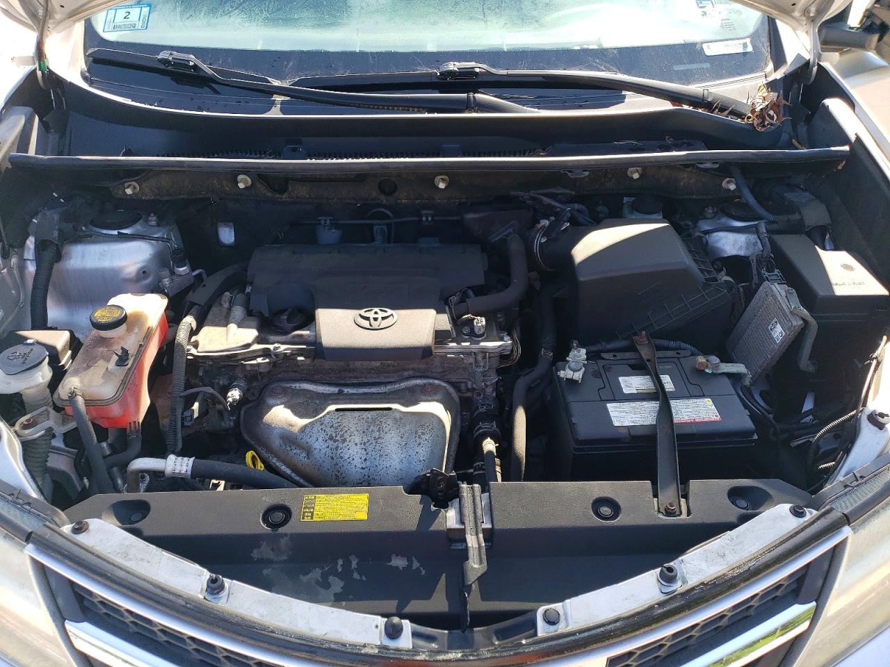 2013 Toyota Rav4 Xle Silver vin: JTMRFREV9DD014332