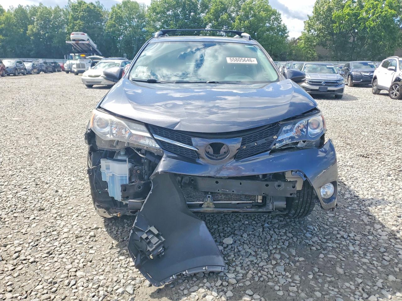 2013 Toyota Rav4 Xle Gray vin: JTMRFREV9DD045080