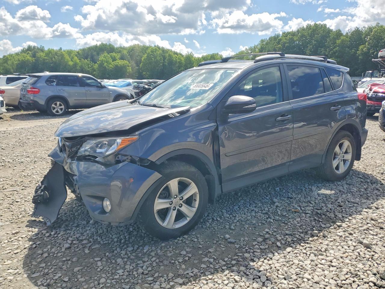 2013 Toyota Rav4 Xle Gray vin: JTMRFREV9DD045080