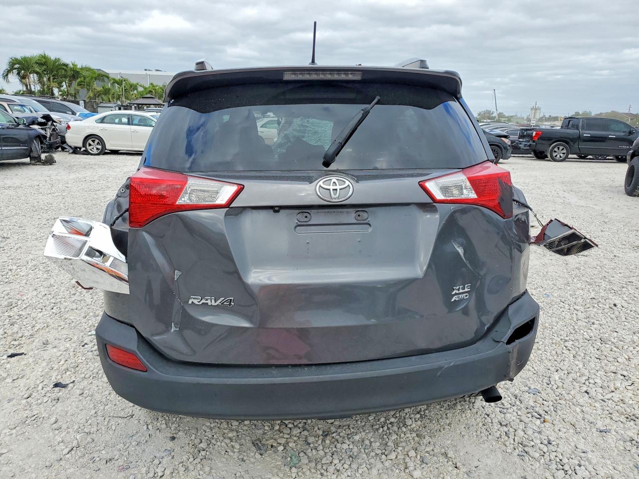2013 Toyota Rav4 Xle Gray vin: JTMRFREV9DD045564
