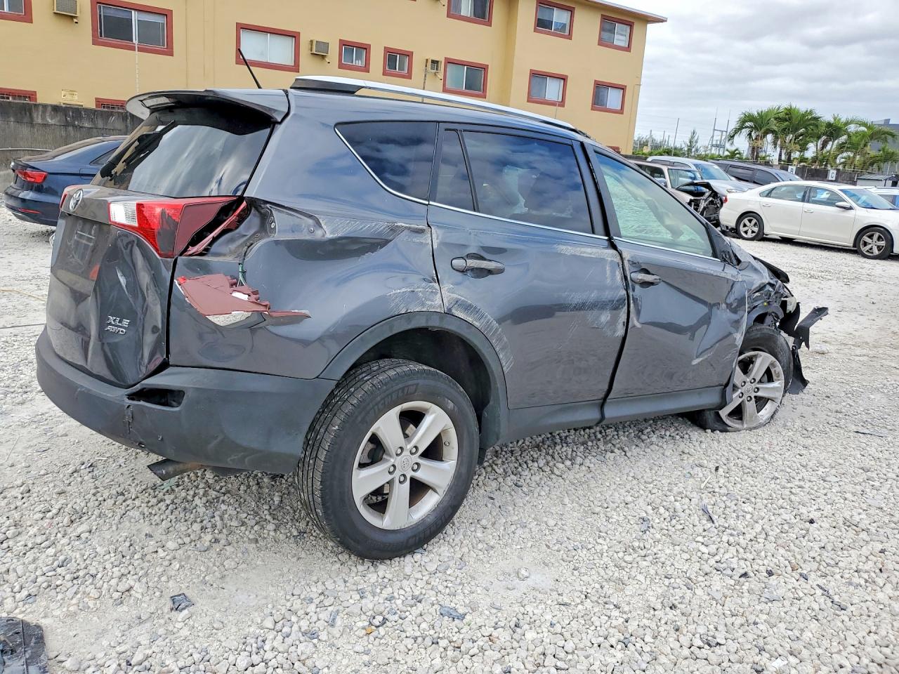 2013 Toyota Rav4 Xle Gray vin: JTMRFREV9DD045564