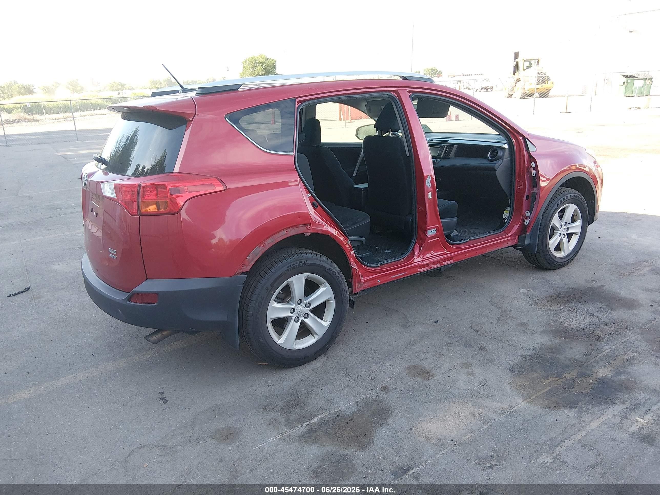 2014 Toyota Rav4 Xle Red vin: JTMRFREV9ED083801