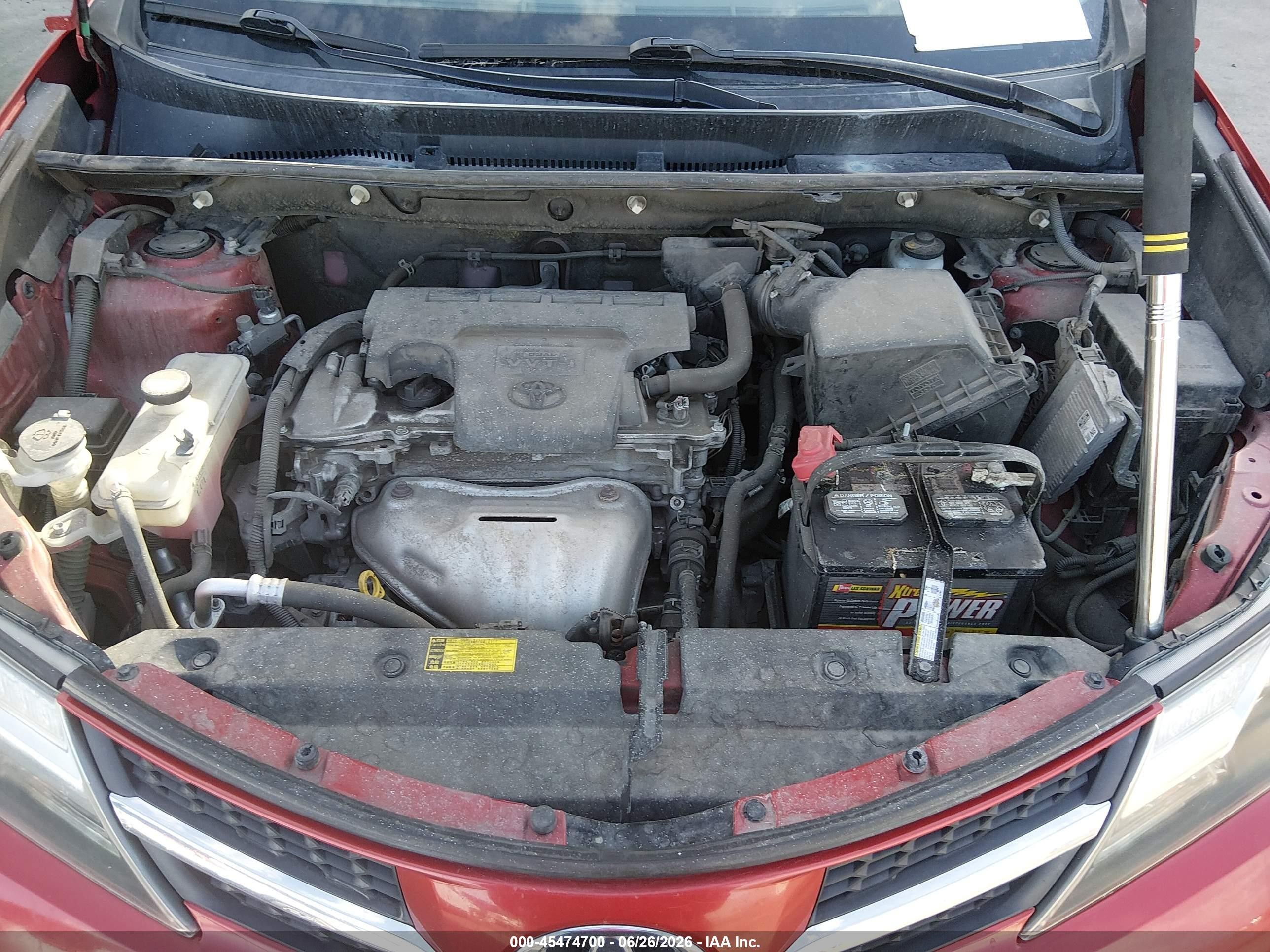 2014 Toyota Rav4 Xle Red vin: JTMRFREV9ED083801