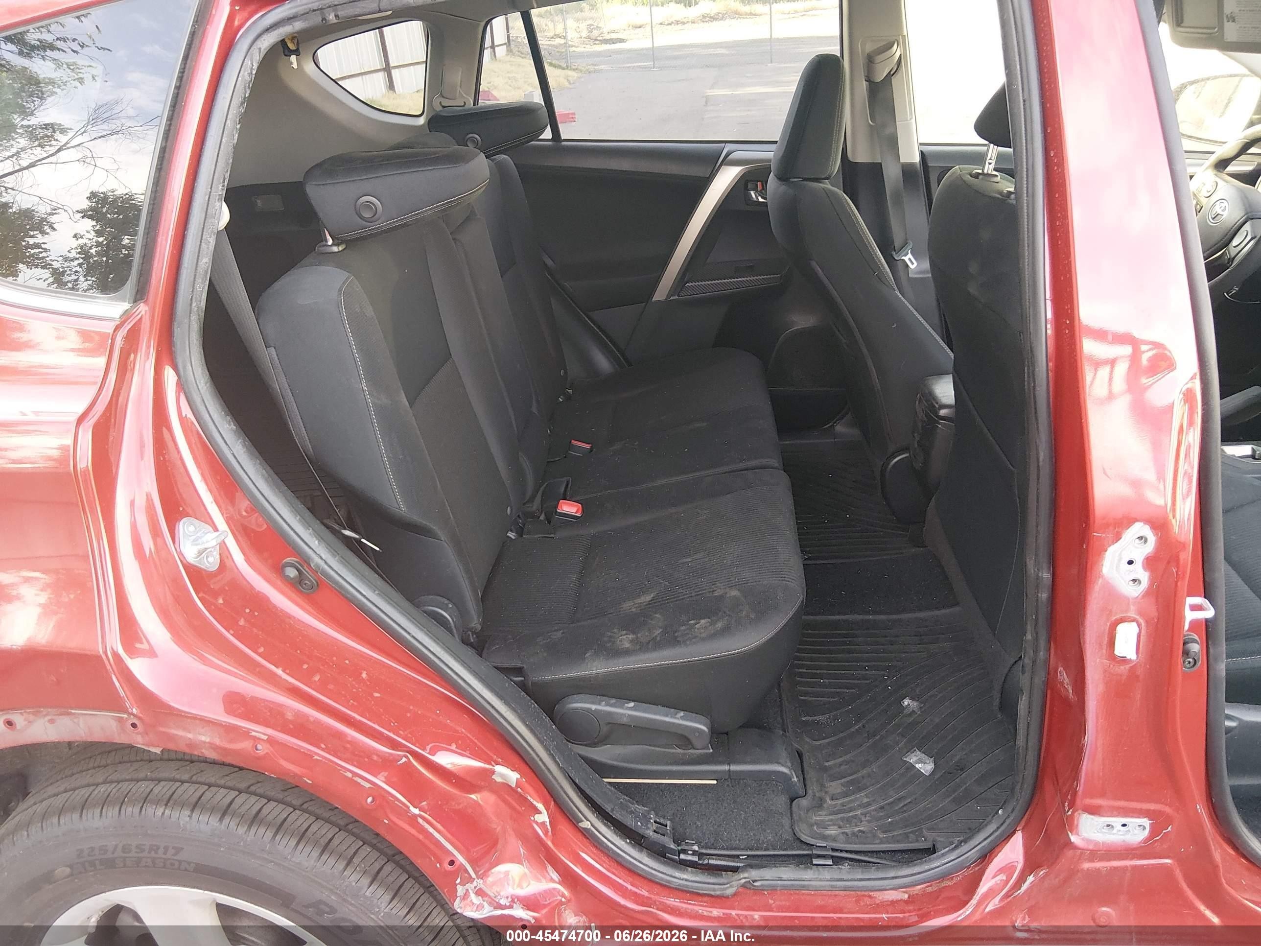 2014 Toyota Rav4 Xle Red vin: JTMRFREV9ED083801