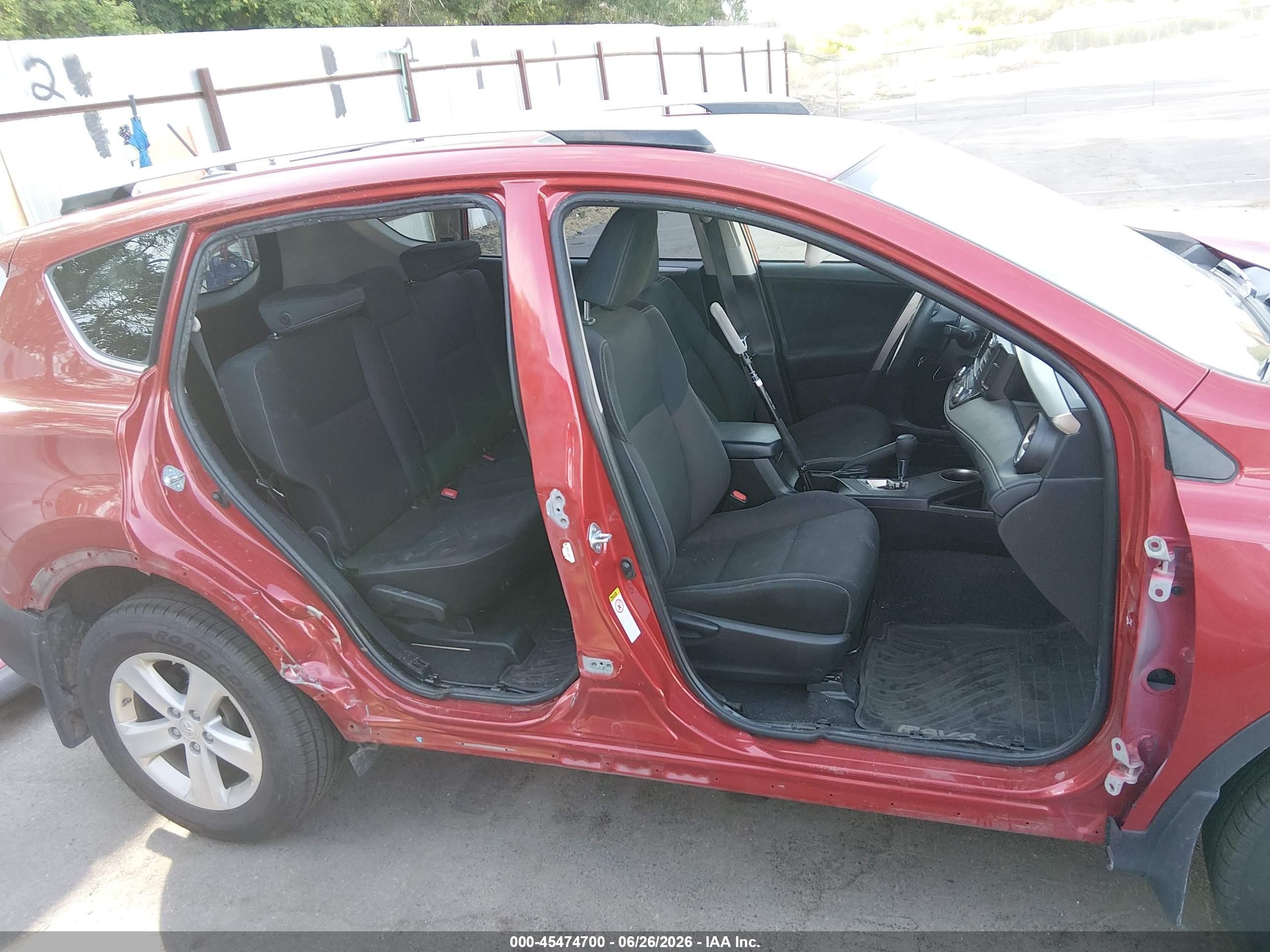 2014 Toyota Rav4 Xle Red vin: JTMRFREV9ED083801