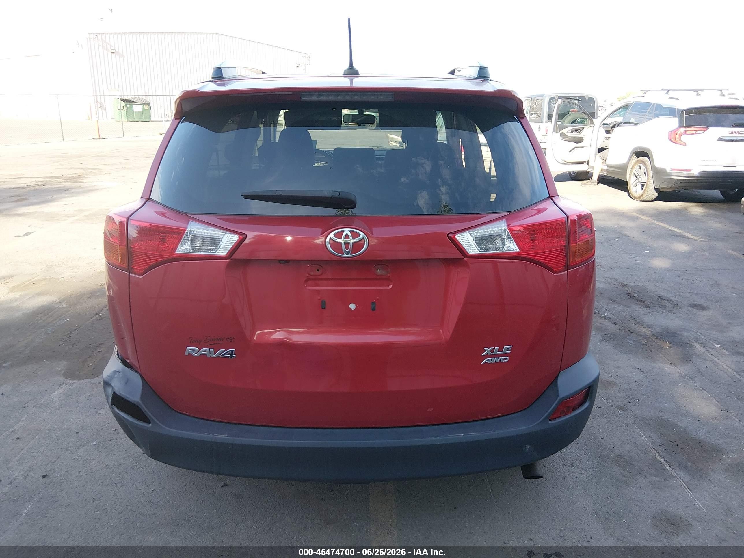 2014 Toyota Rav4 Xle Red vin: JTMRFREV9ED083801