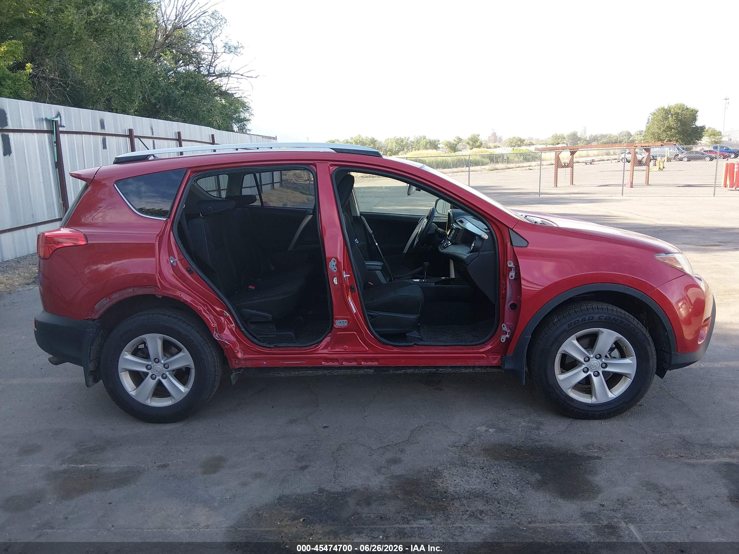 2014 Toyota Rav4 Xle Red vin: JTMRFREV9ED083801