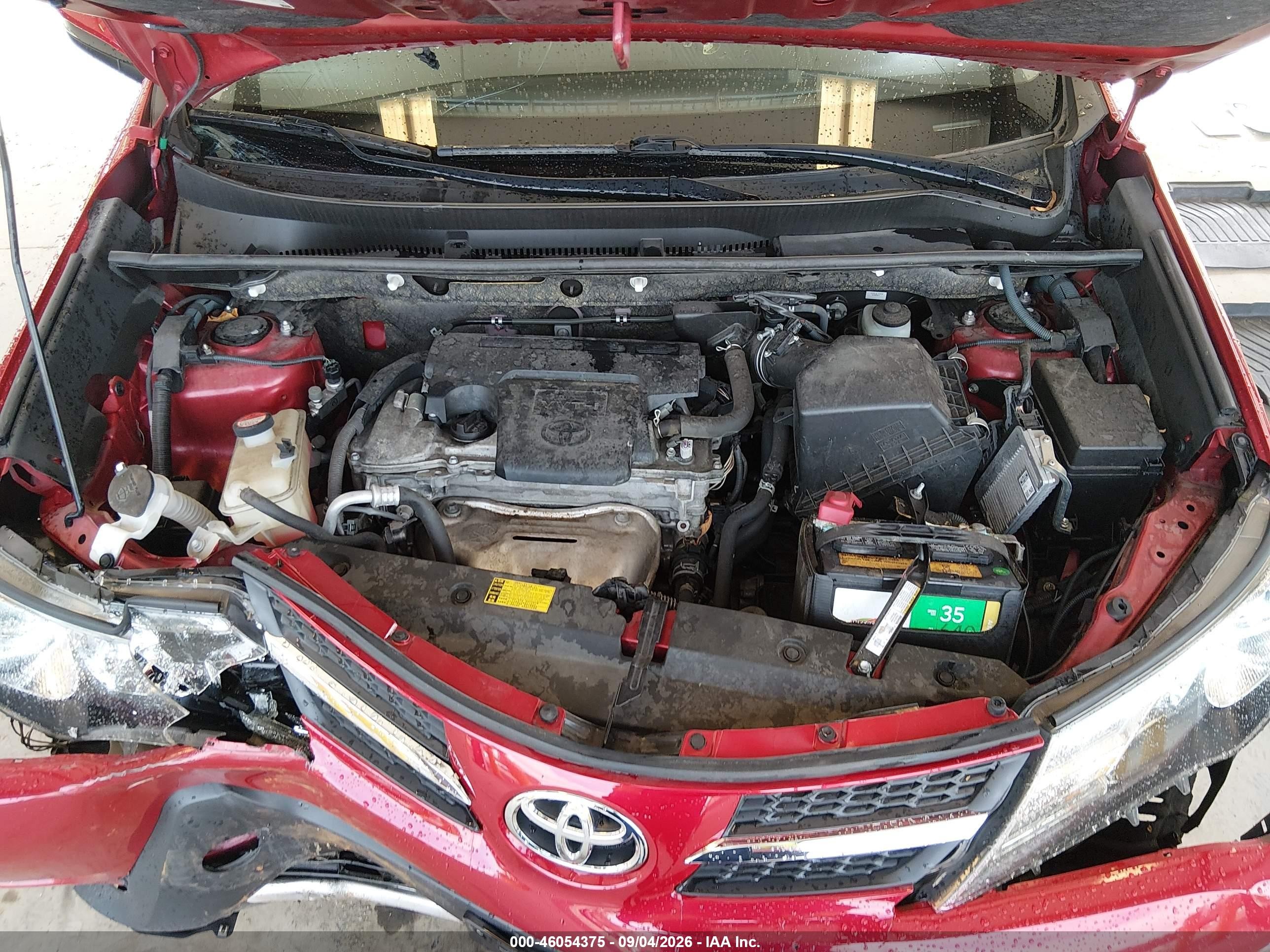 2015 Toyota Rav4 Xle Red vin: JTMRFREV9FD099885