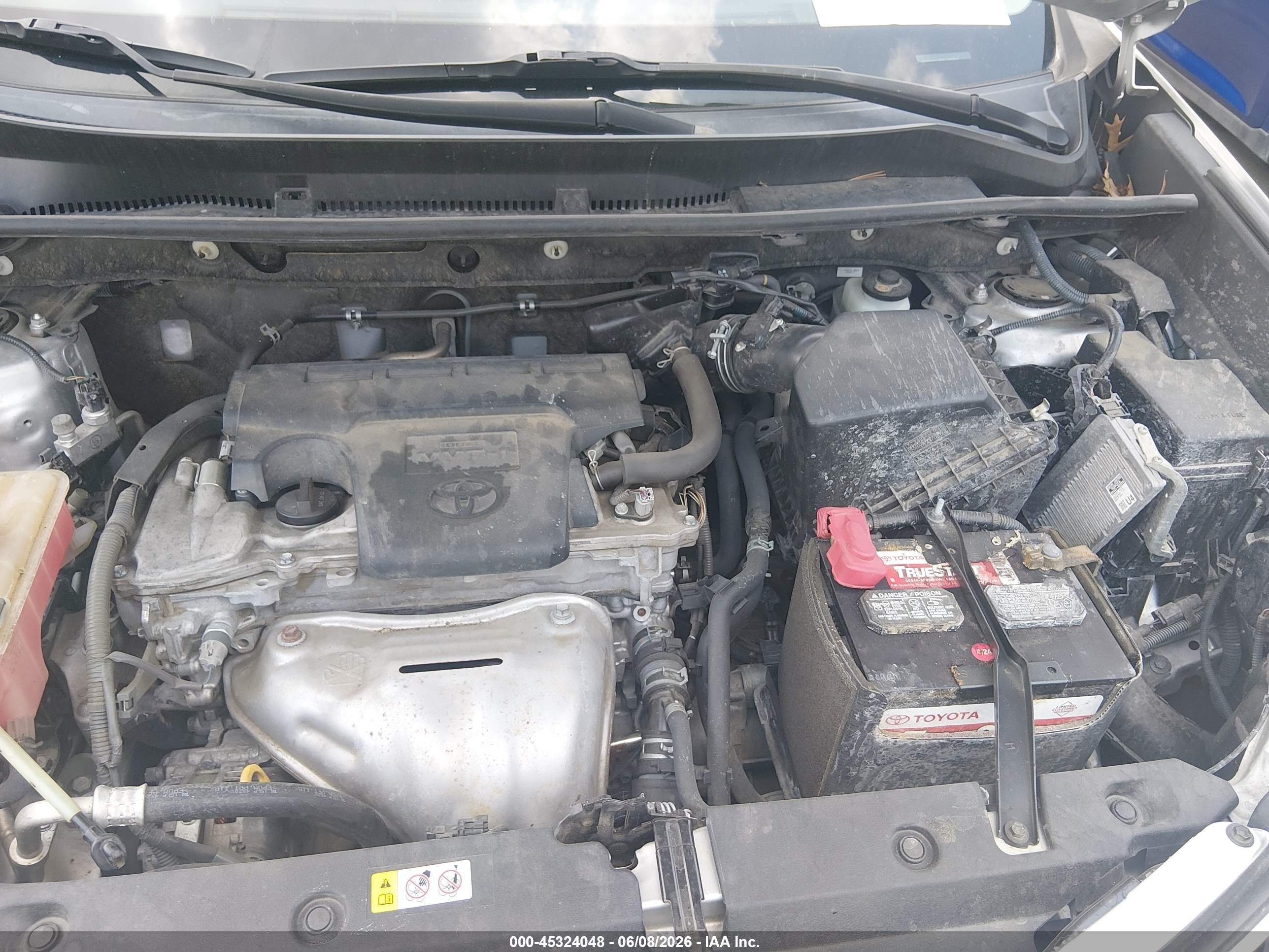 2015 Toyota Rav4 Xle Silver vin: JTMRFREV9FD138989