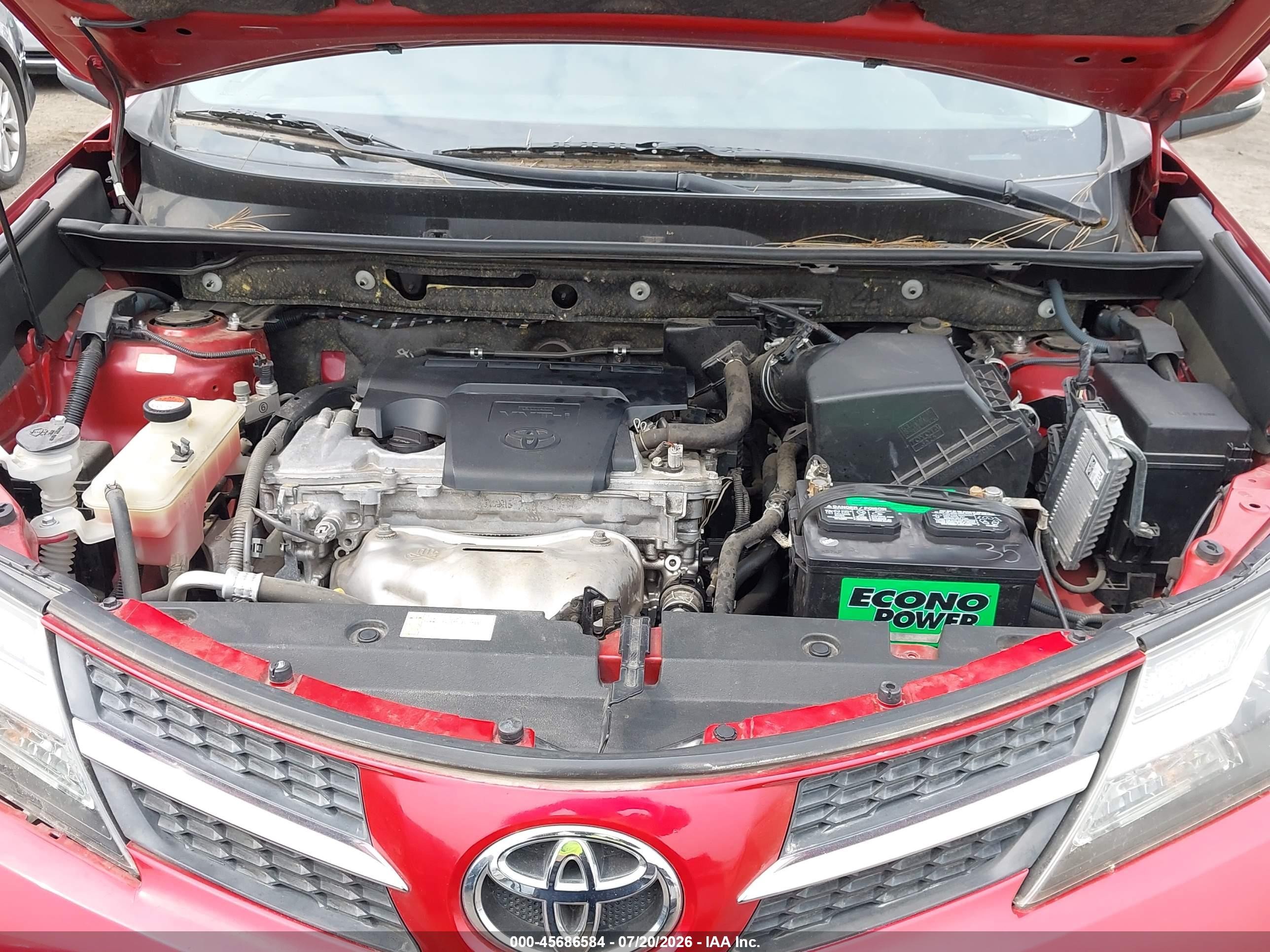2015 Toyota Rav4 Xle Red vin: JTMRFREV9FD152357