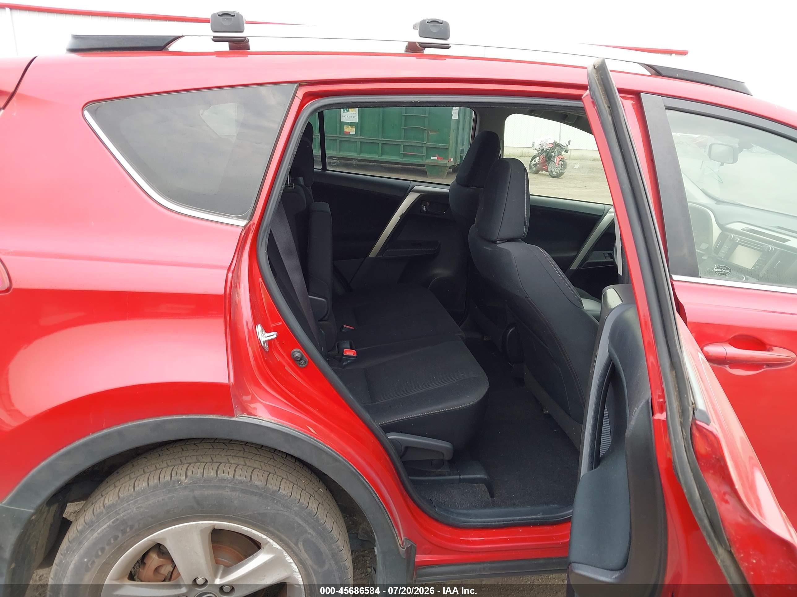 2015 Toyota Rav4 Xle Red vin: JTMRFREV9FD152357