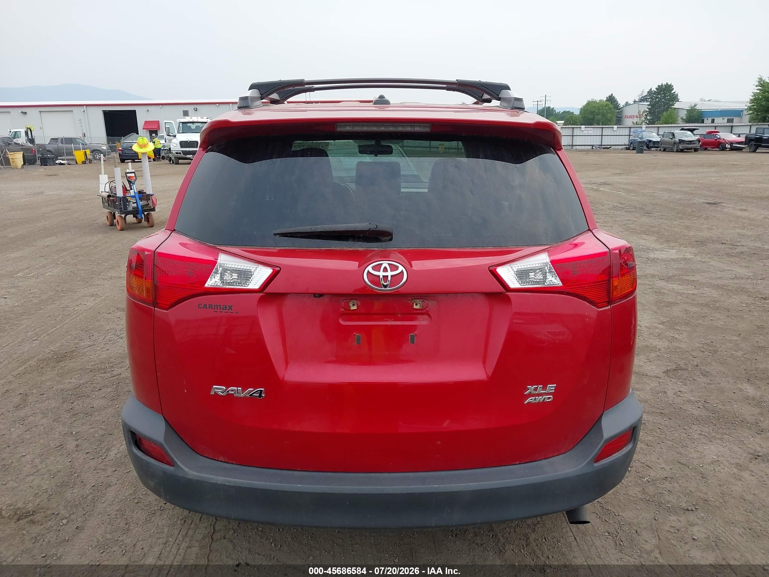 2015 Toyota Rav4 Xle Red vin: JTMRFREV9FD152357