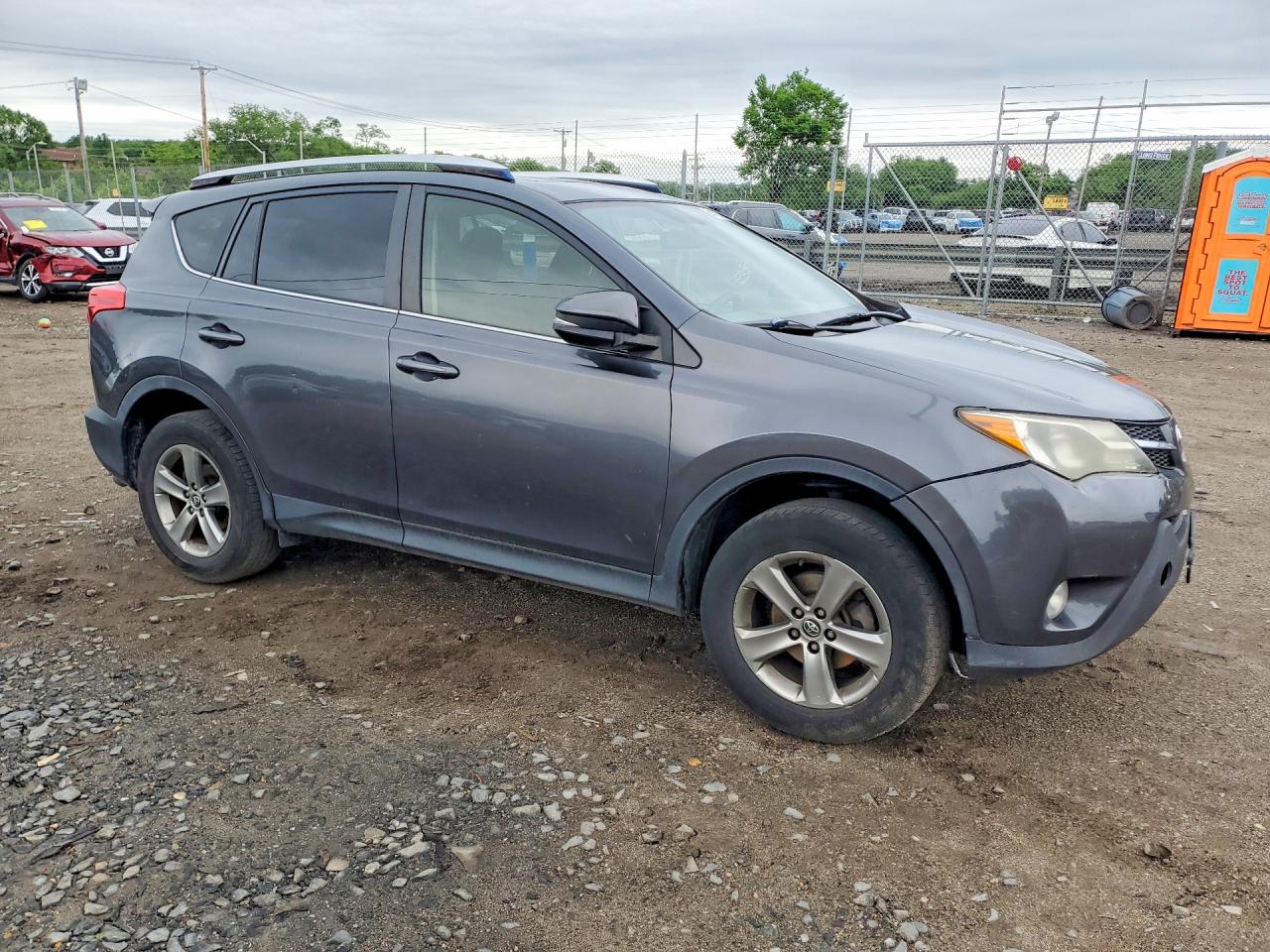 2015 Toyota Rav4 Xle Gray vin: JTMRFREV9FD155470