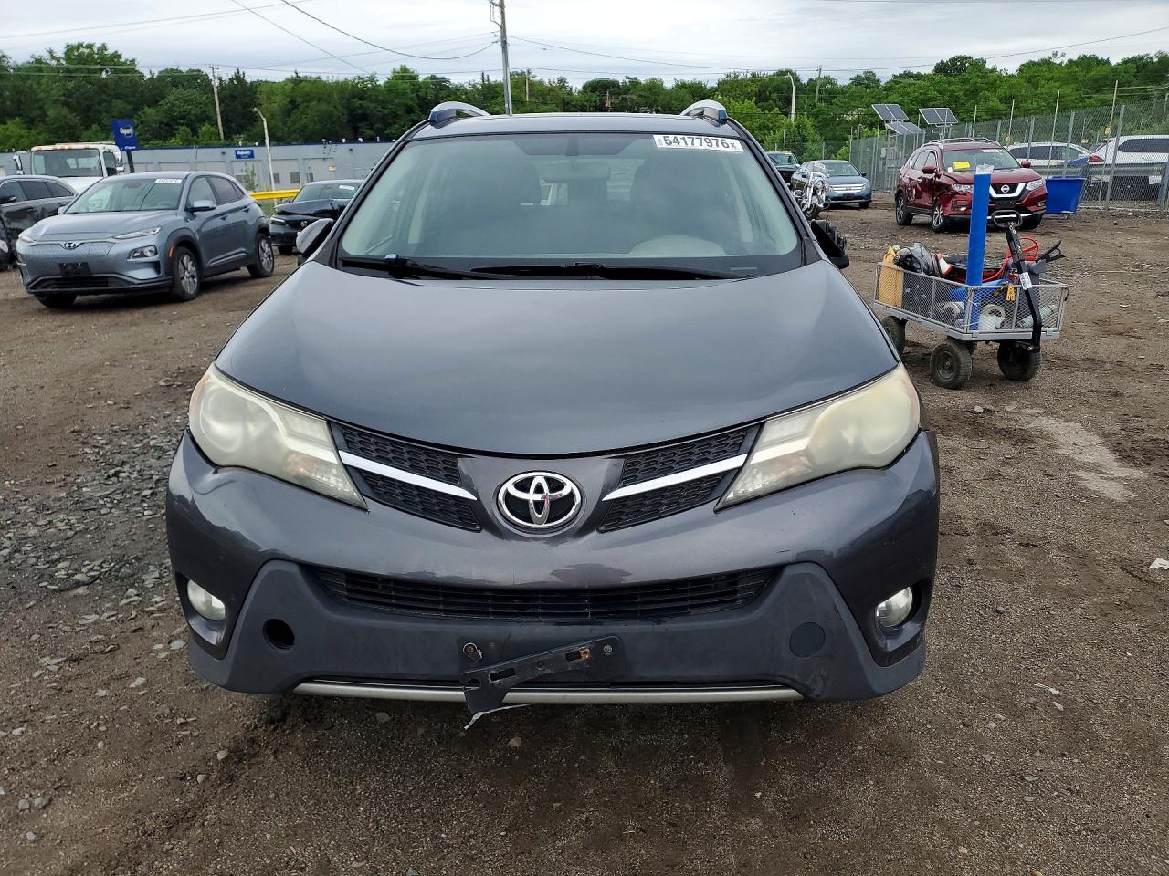 2015 Toyota Rav4 Xle Gray vin: JTMRFREV9FD155470