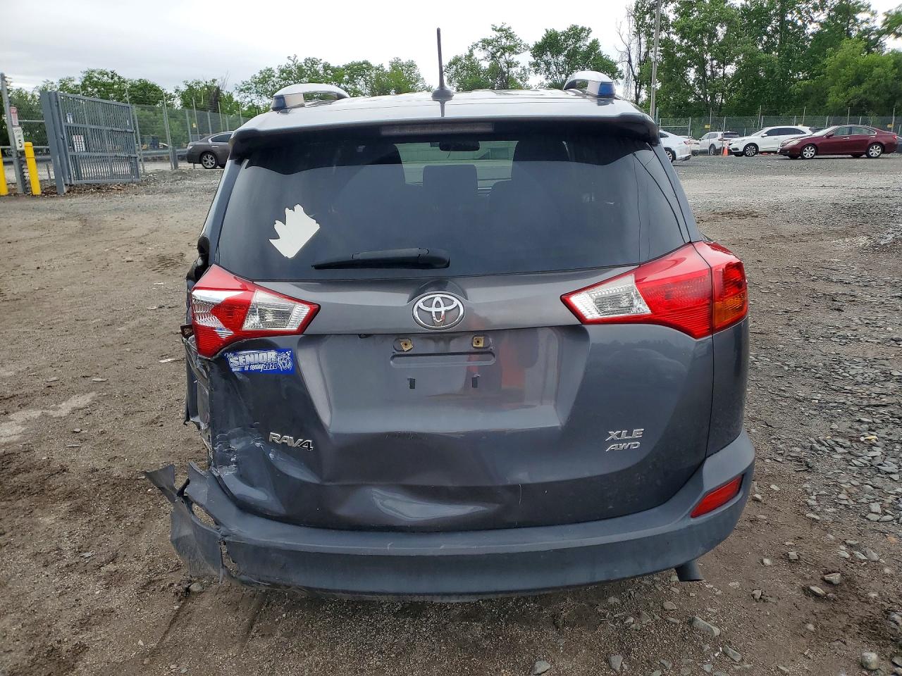 2015 Toyota Rav4 Xle Gray vin: JTMRFREV9FD155470