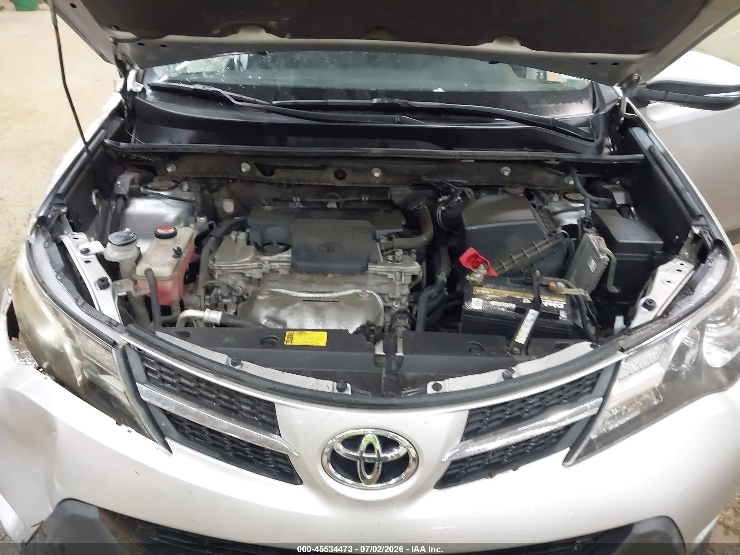2015 Toyota Rav4 Xle Silver vin: JTMRFREV9FJ014495