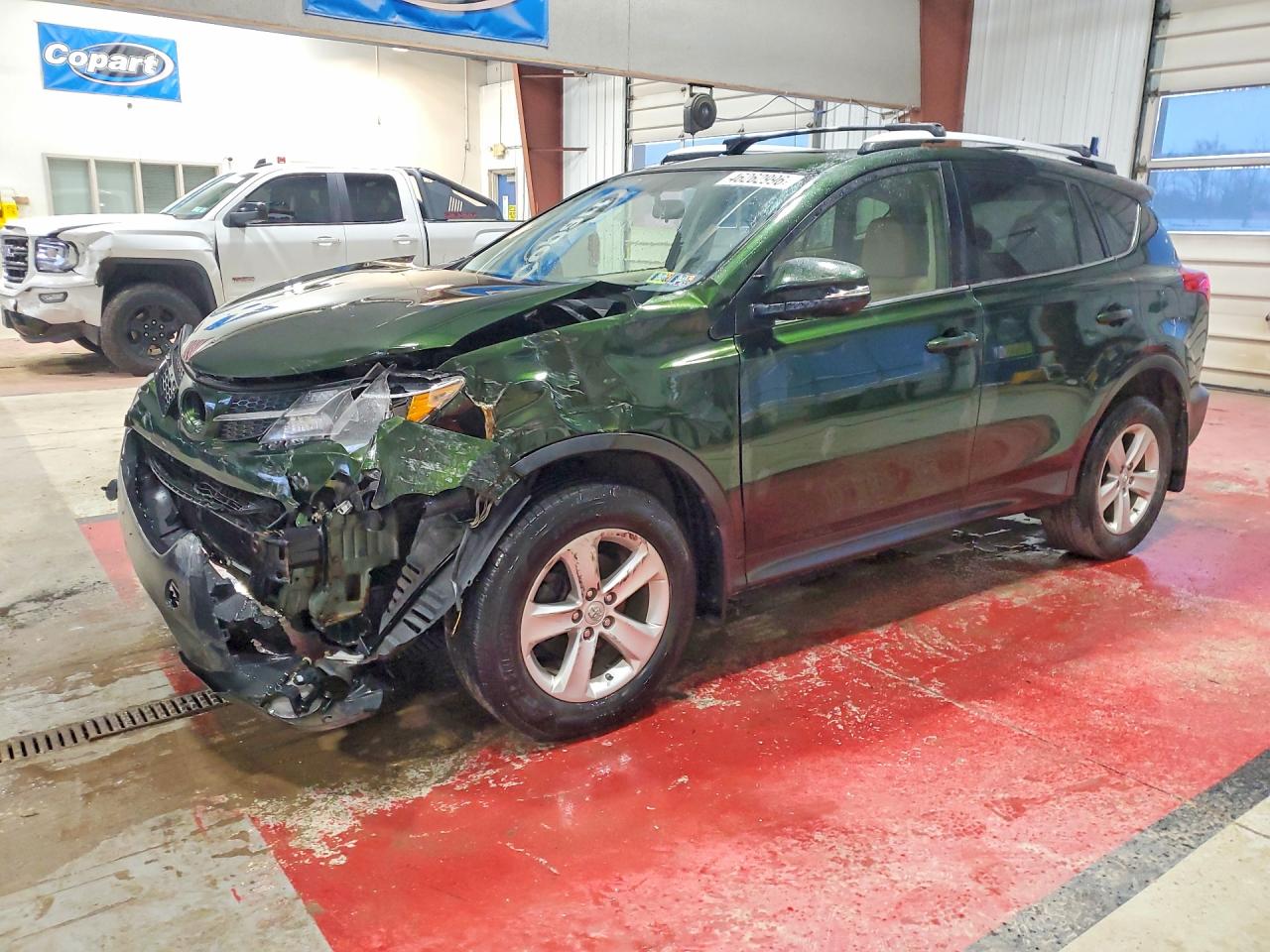 2013 Toyota Rav 4 Green vin: JTMRFREVXD5008436