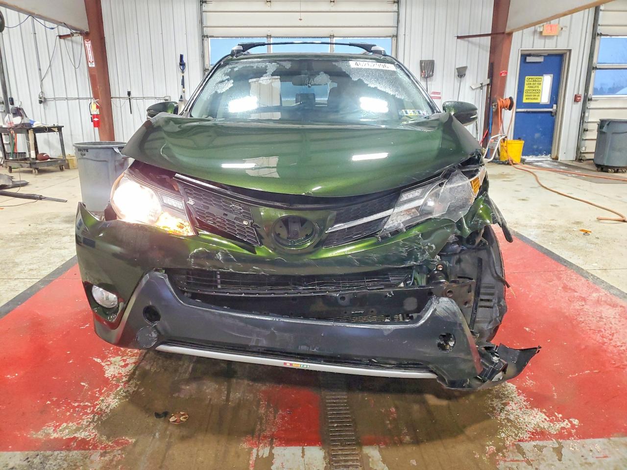 2013 Toyota Rav 4 Green vin: JTMRFREVXD5008436