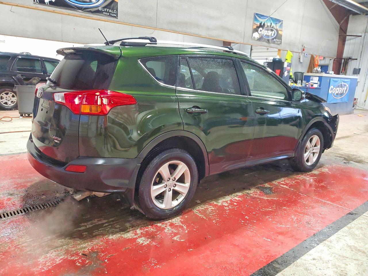 2013 Toyota Rav 4 Green vin: JTMRFREVXD5008436