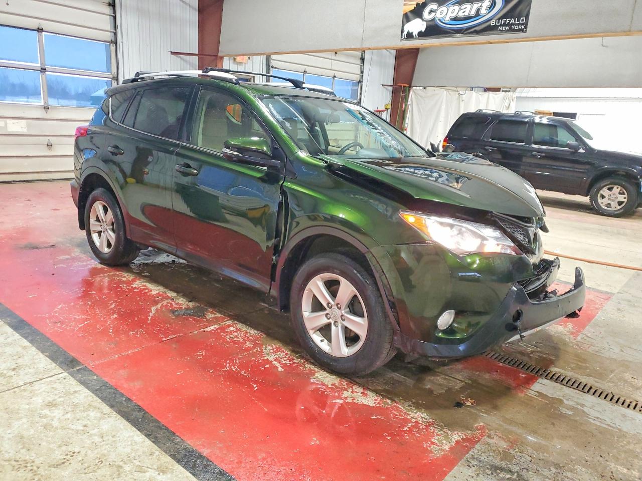 2013 Toyota Rav 4 Green vin: JTMRFREVXD5008436
