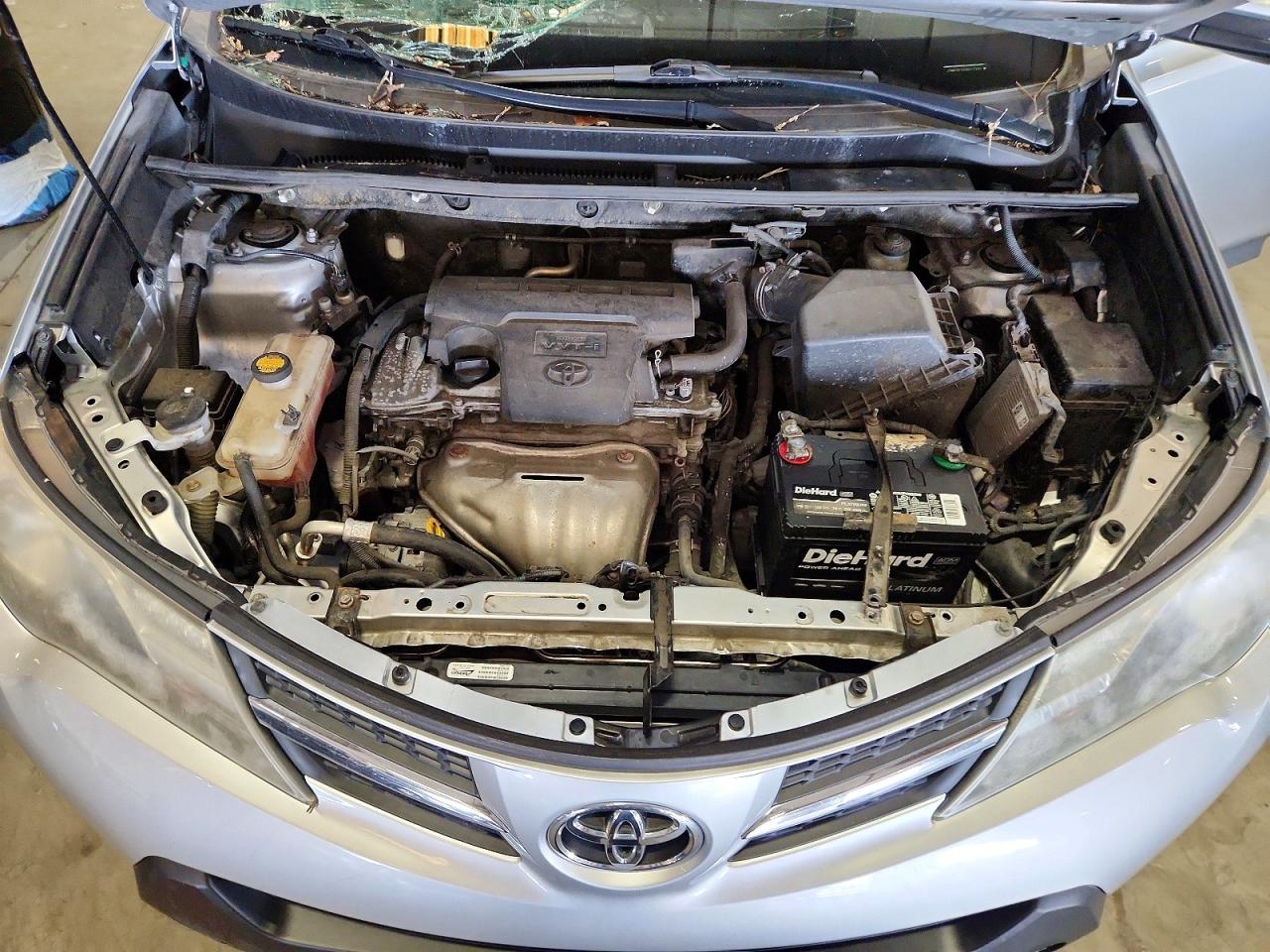 2013 Toyota Rav4 Xle Silver vin: JTMRFREVXD5011000