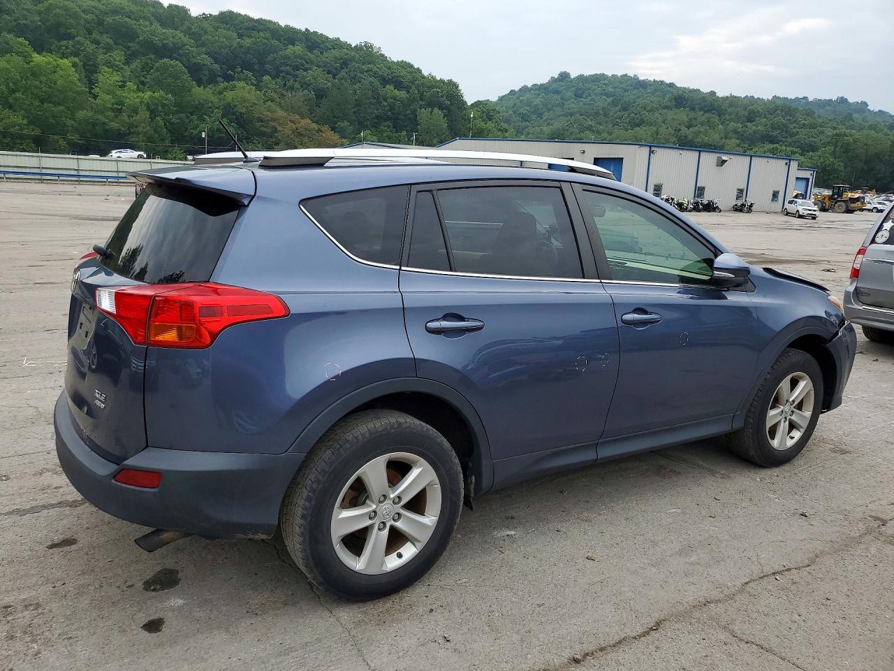 2013 Toyota Rav4 Xle Blue vin: JTMRFREVXDD004893
