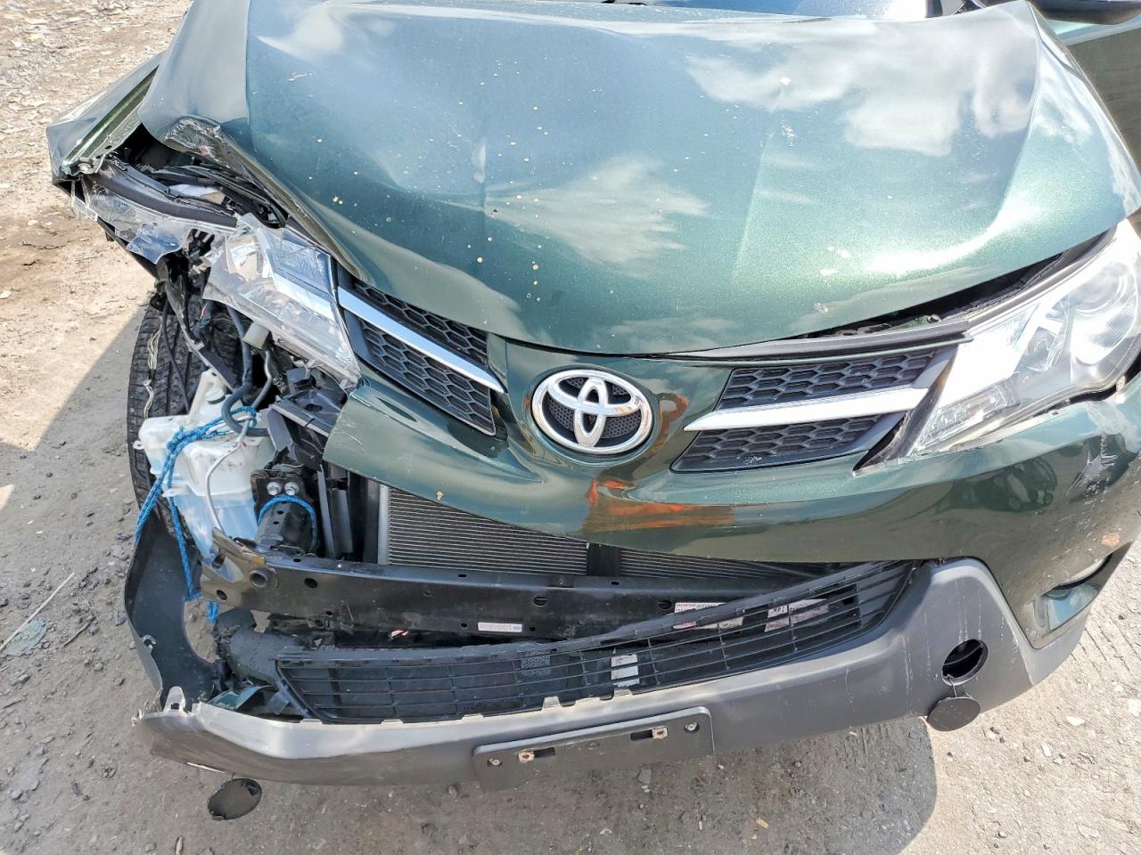 2013 Toyota Rav4 Xle Green vin: JTMRFREVXDD005560