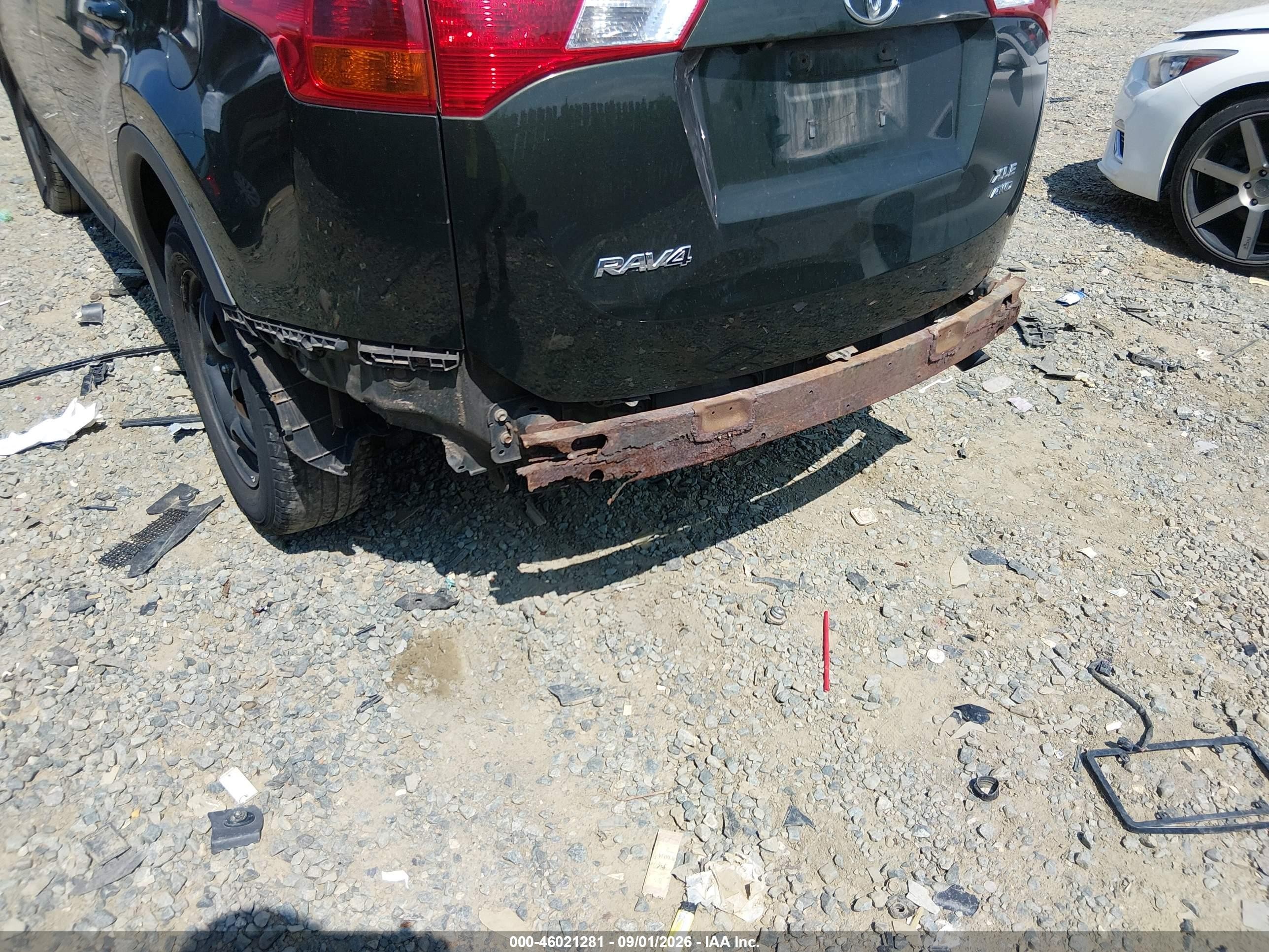 2013 Toyota Rav4 Xle Green vin: JTMRFREVXDD023394