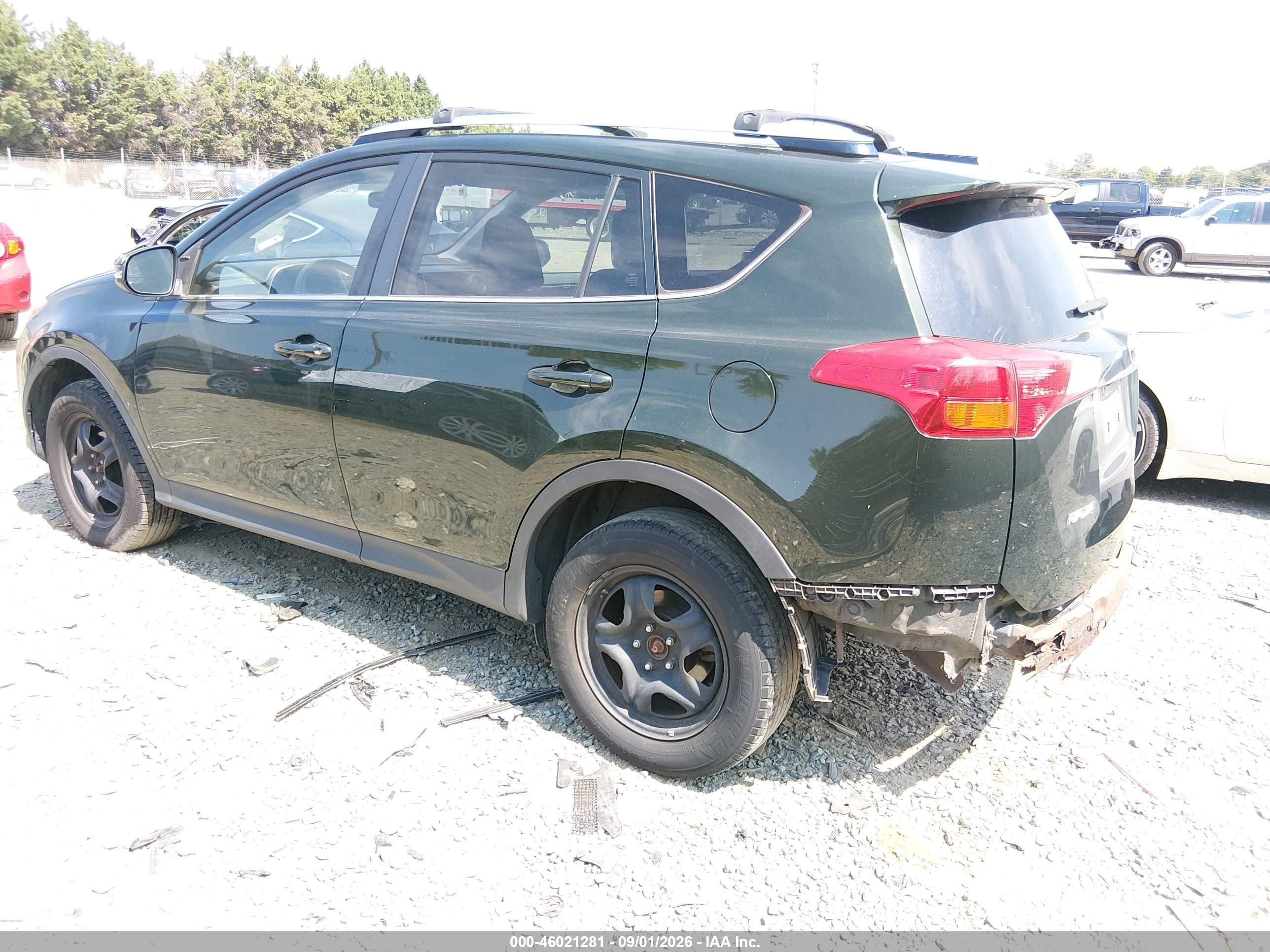 2013 Toyota Rav4 Xle Green vin: JTMRFREVXDD023394