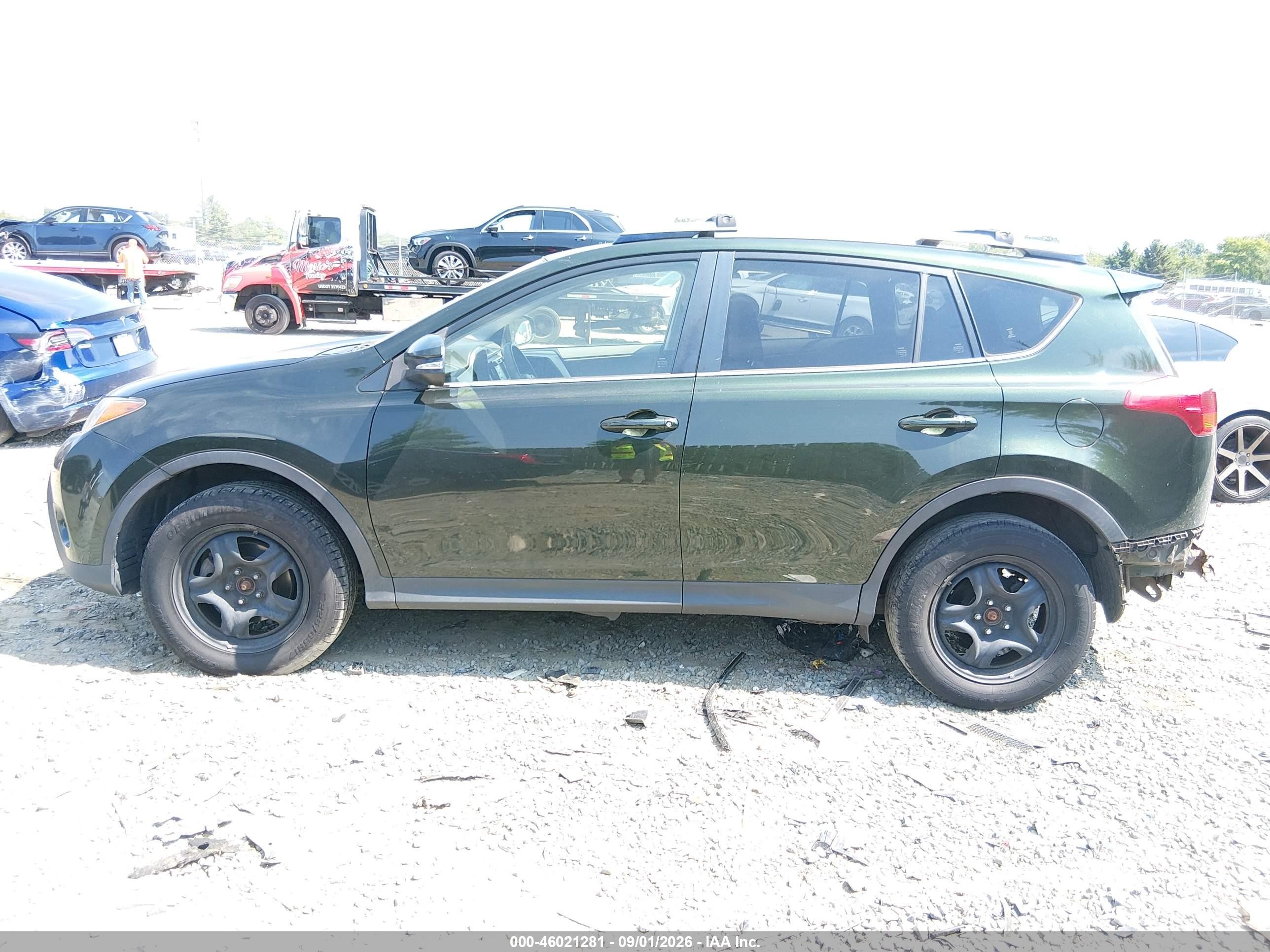 2013 Toyota Rav4 Xle Green vin: JTMRFREVXDD023394