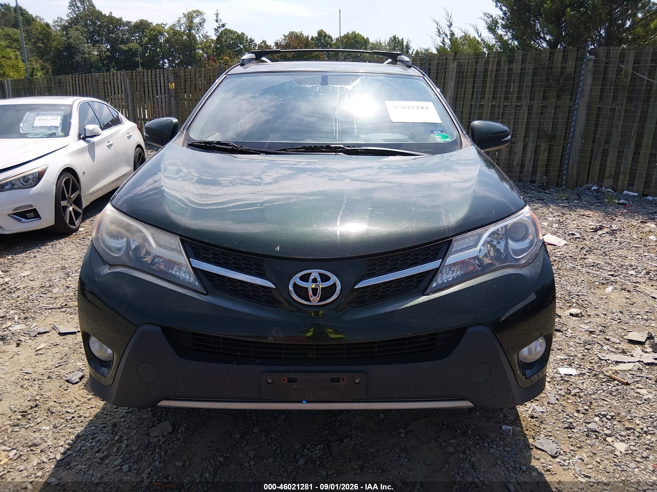 2013 Toyota Rav4 Xle Green vin: JTMRFREVXDD023394