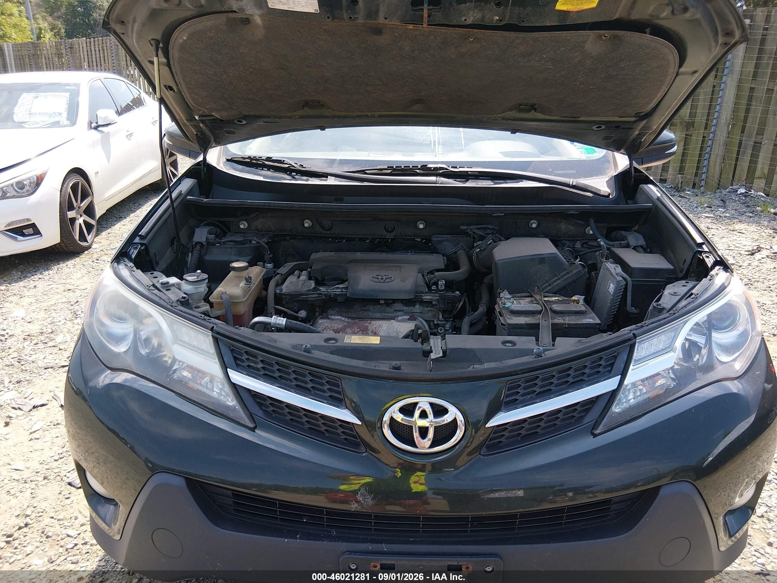 2013 Toyota Rav4 Xle Green vin: JTMRFREVXDD023394