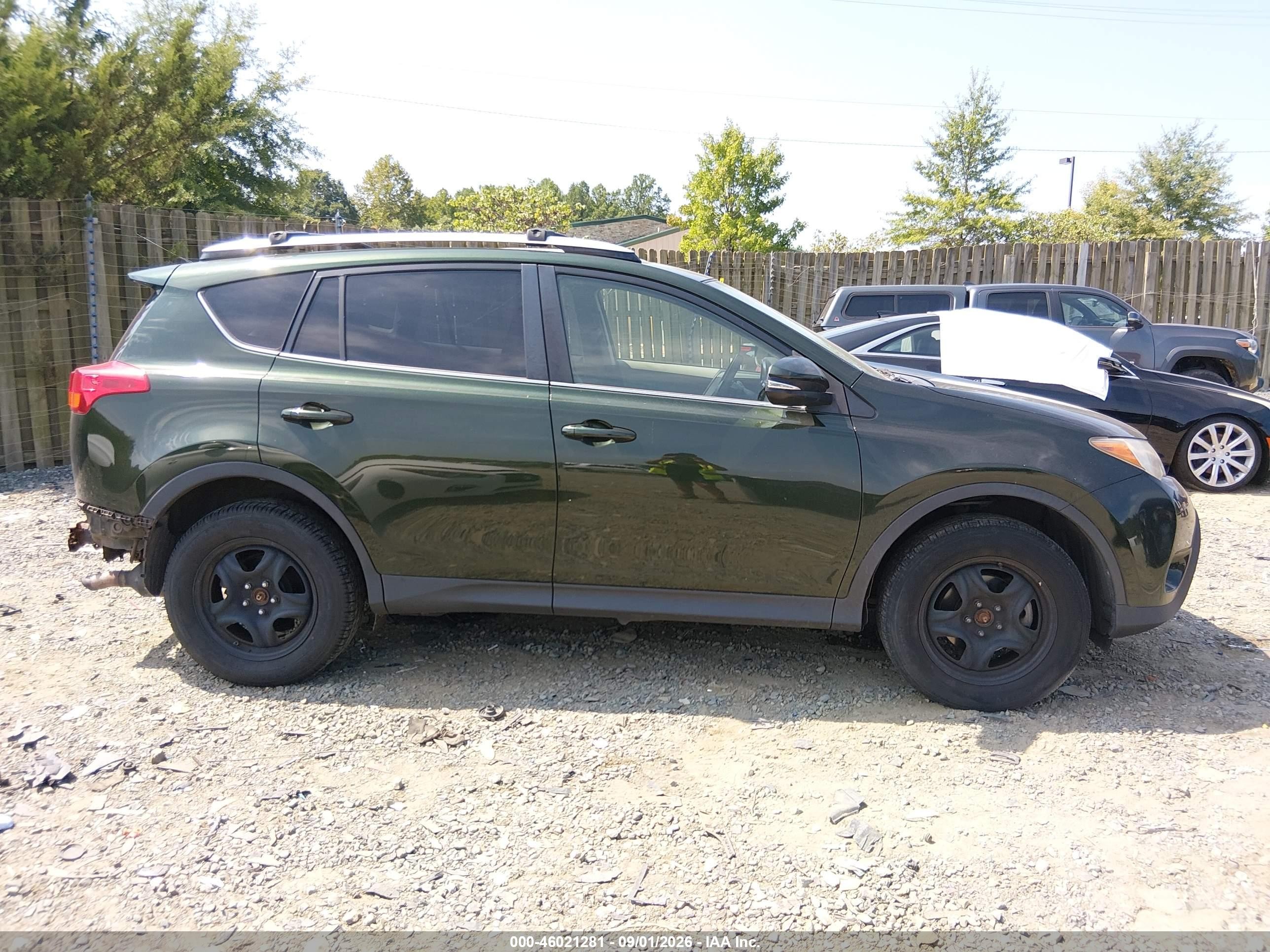 2013 Toyota Rav4 Xle Green vin: JTMRFREVXDD023394